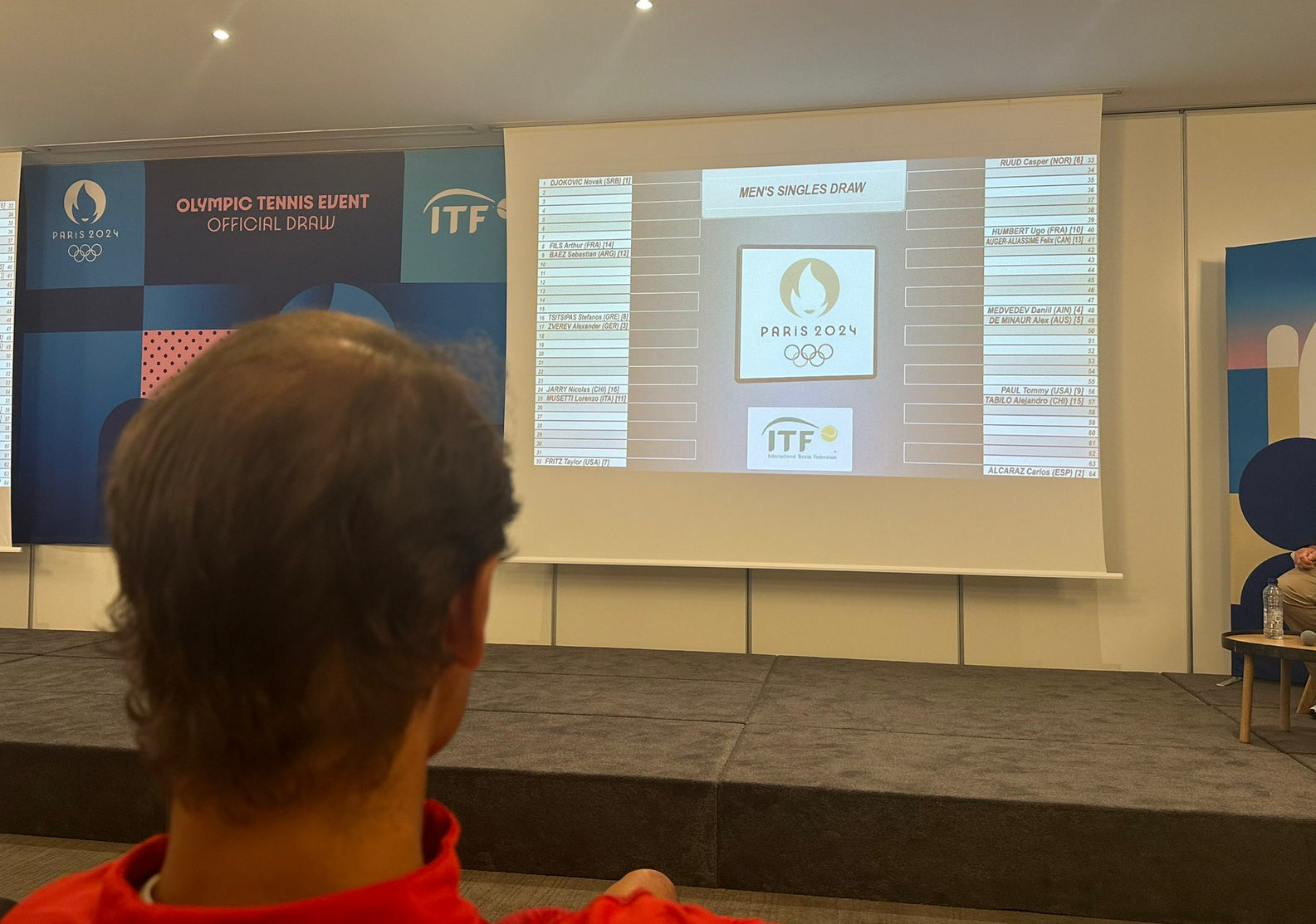 Rafael Nadal na žrebu na Olimpijskim igrama