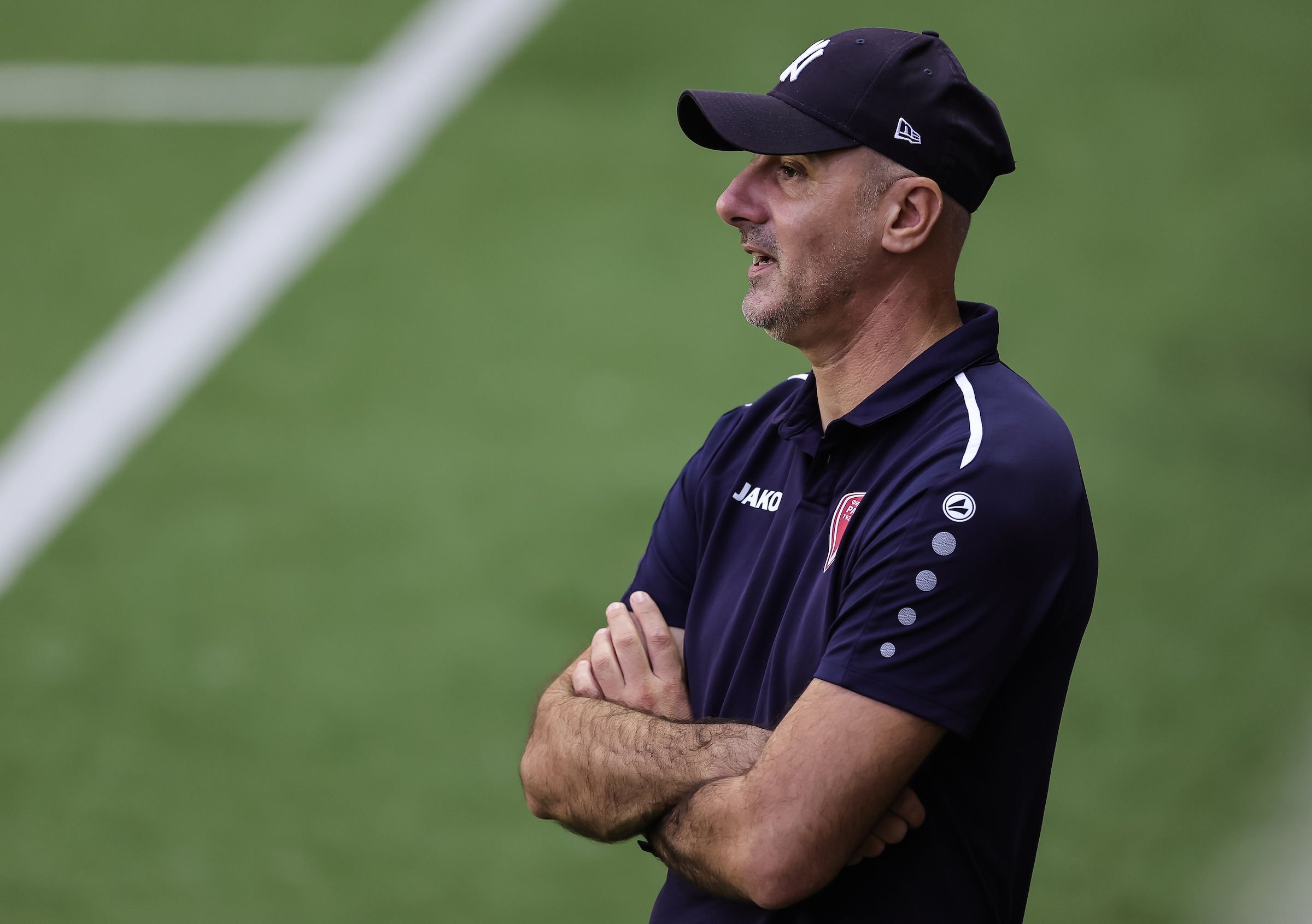 head coach Dejan Joksimovic during the Mozzart Super Liga 2023/2024 match between IMT and Radnicki 1923 at stadium Vozdovac on September 21, 2023 in Beograd, Serbia. (Photo by Srdjan Stevanovic/Starsport.rs ©)