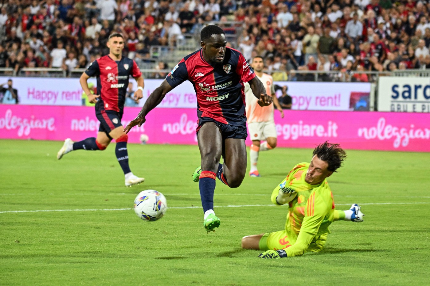 Italian soccer Serie A match - Cagliari Calcio vs AS Roma