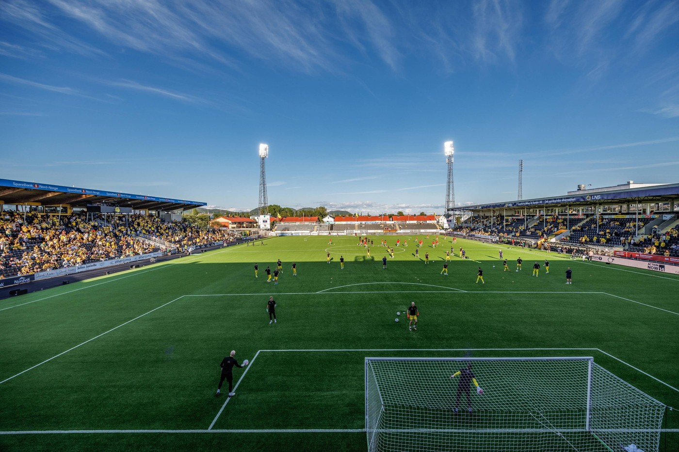 2024.08.13 Bodo Pilka nozna Eliminacje Ligi Mistrzow UEFA Liga Mistrzow 2024/2025 FK Bodo Glimt - Jagiellonia Bialystok