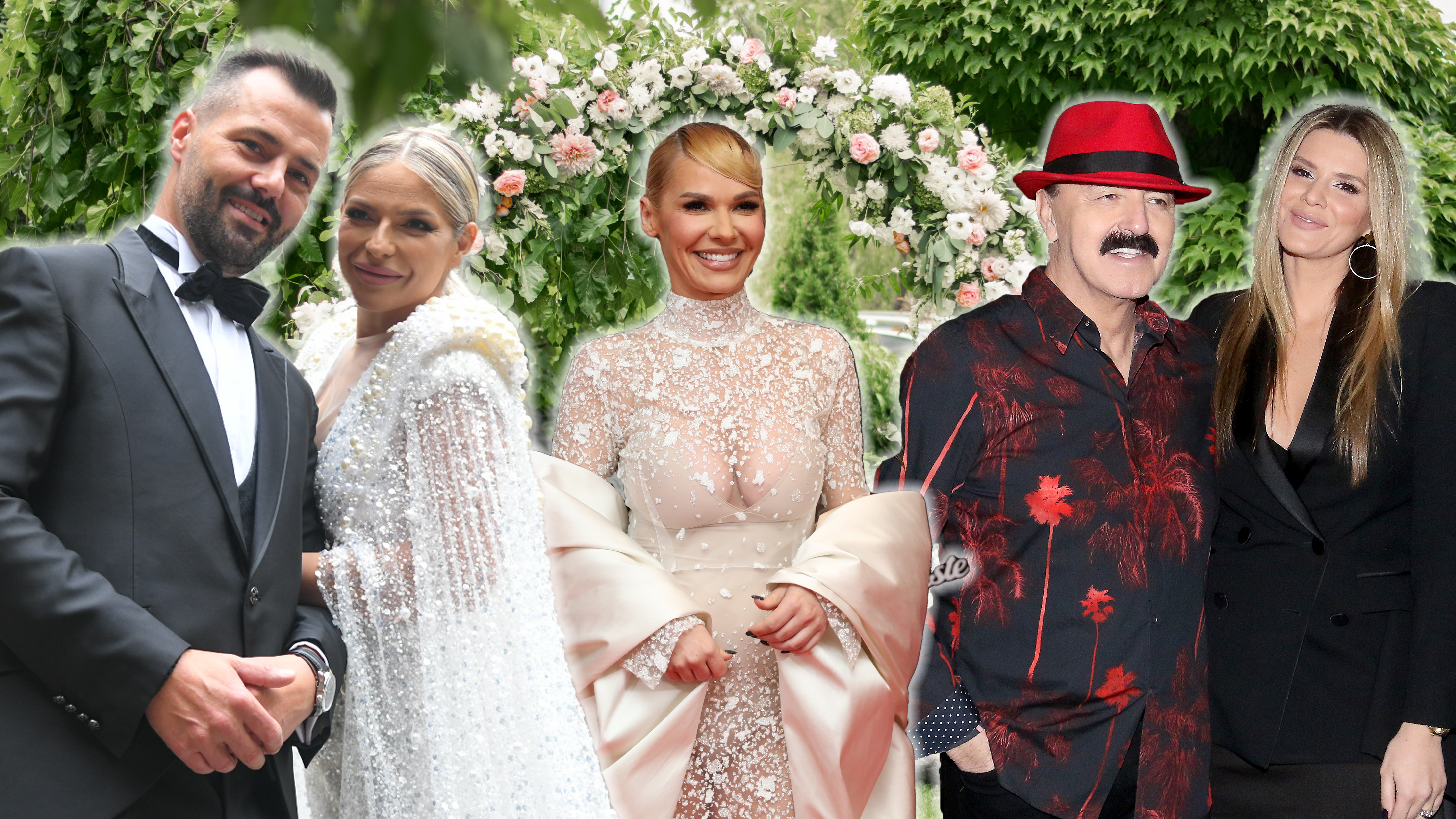 Vanja Mijatović, Nataša Bekvalac, Haris i Melina Džinović, venčanje, venčanja, svadba, svadbe, kombo Foto: Shutterstock/Marija Mladjen/Antonio Ahel/ATAImages/Nemanja Jovanović/Nova.rs