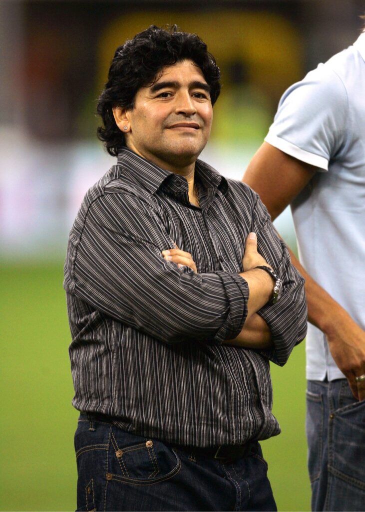 May 31, 2005 - 050531 Fotboll: Diego MARADONA.© BildbyrŒn cop - 4.,Image: 358132932, License: Rights-managed, Restrictions: , Model Release: no, Credit line: Bildbyran / Zuma Press / Profimedia
