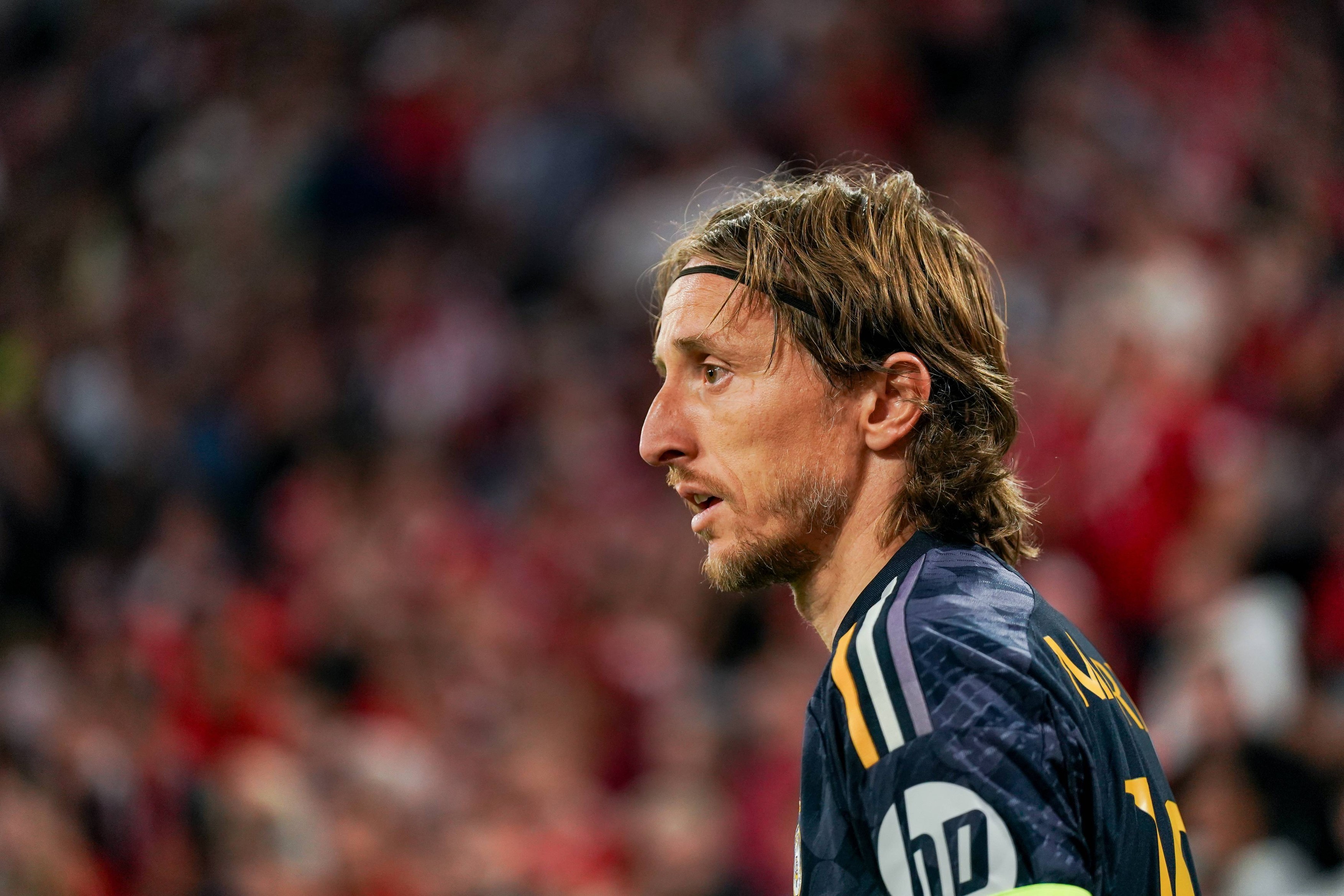 Munich, Germany, April 30th 2024: Luka Modric (10 Real Madrid) looks on during the UEFA Champions League semifinal footb
