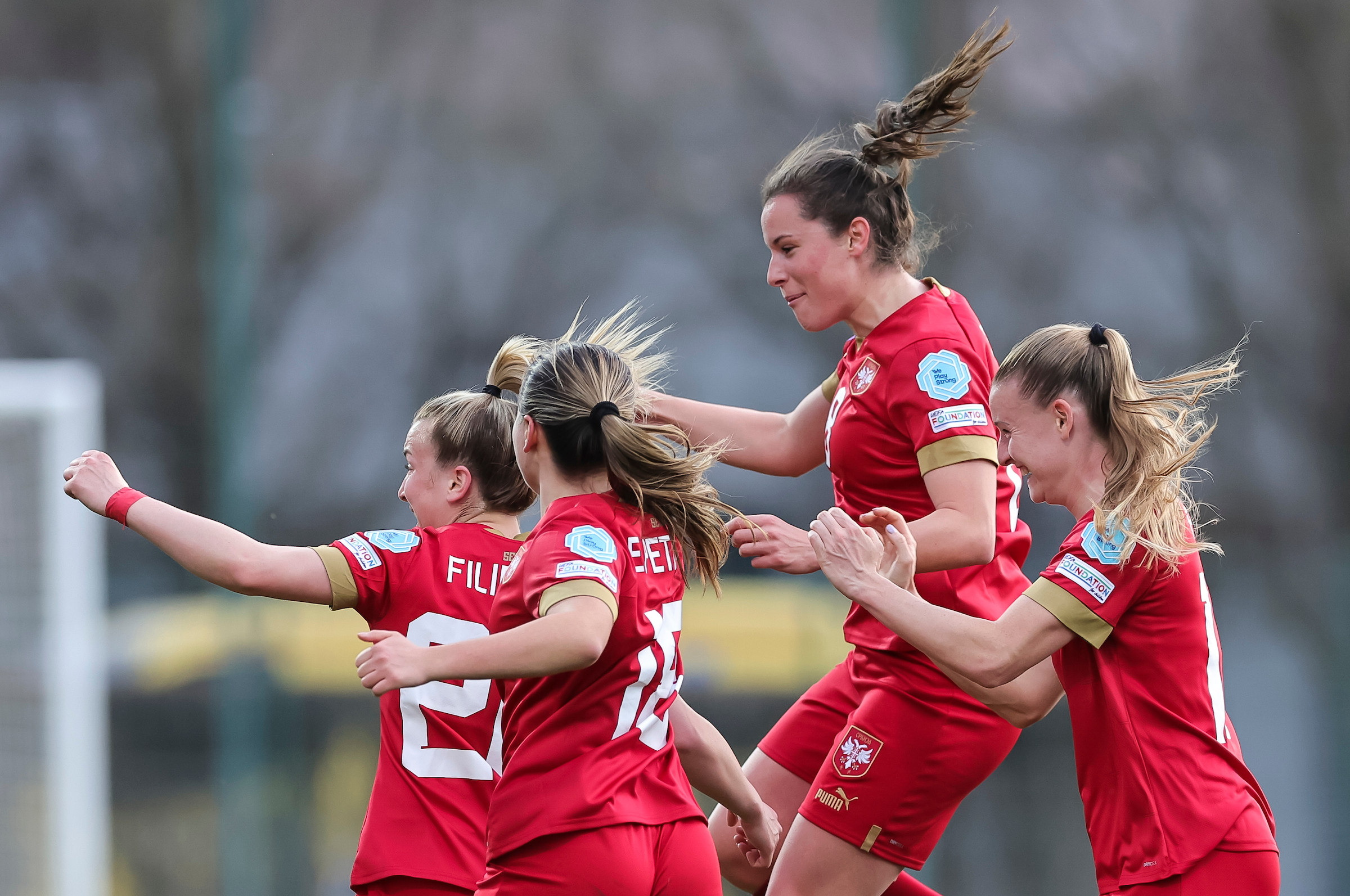 Srbija v Island  - Womens zene UEFA Nations league play off match