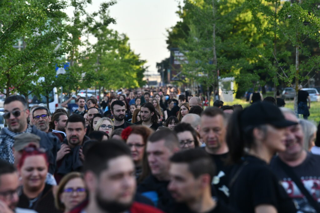 Beograd 24.05.2024. Atmosfera pred koncert grupe Ramštajn u Beogradu