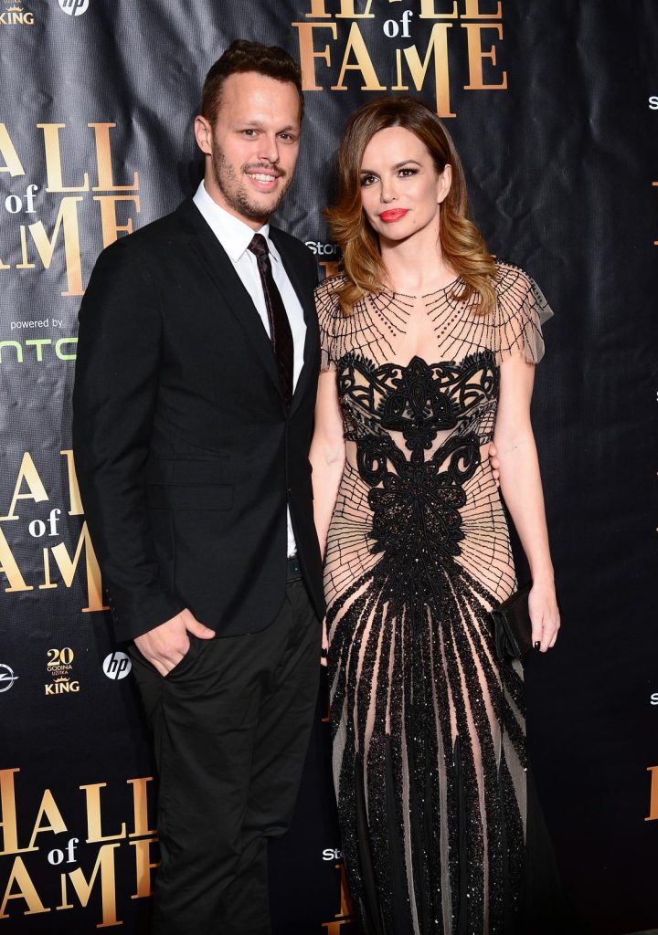 21.05.2015., Zagreb - U kavani Johann Franck celebrity magazin Story dodijelio je godisnje nagrade Hall of Fame. Severina s novim deckom Igorom Kojicem. Photo: Marko Prpic/PIXSELL