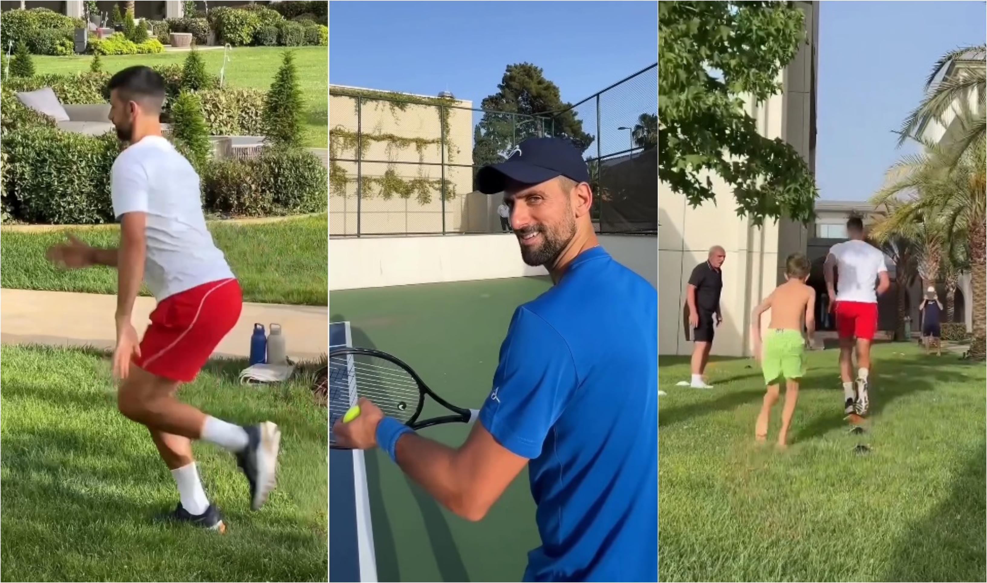 novak trening povreda