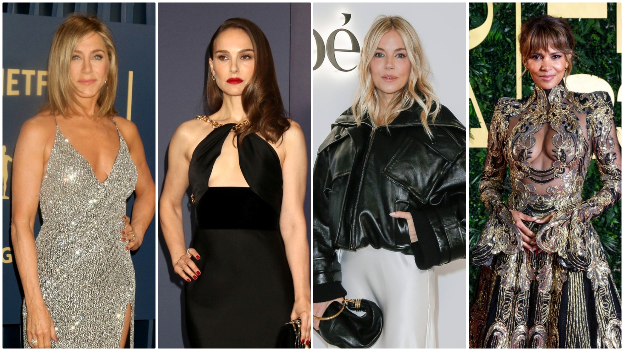 Dženifer Aniston, Natali Portman, Sijena Miler, Hale Beri