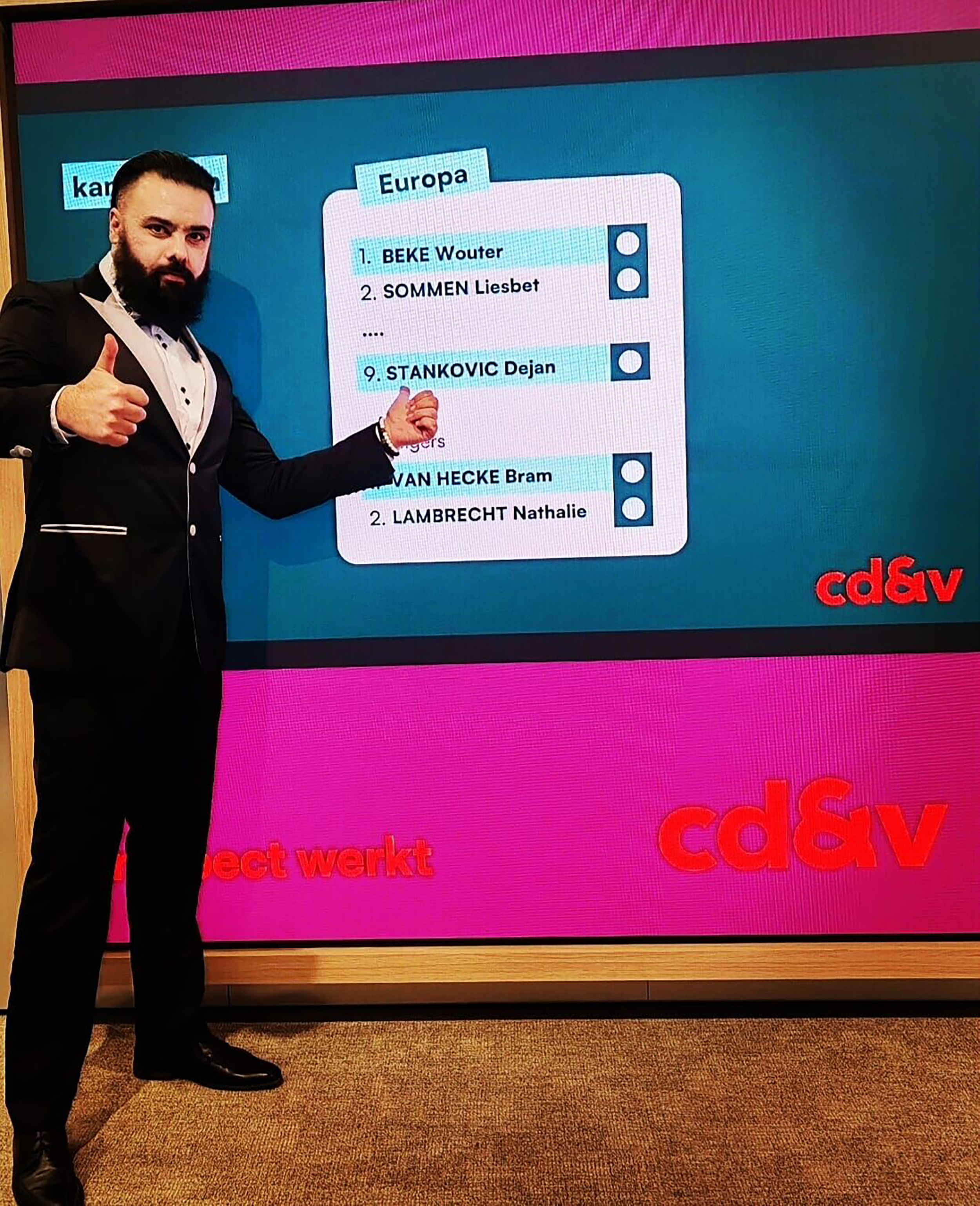 Dejan Stanković Kralj prvi je Srbin koji je u Briselu posatao kandidat