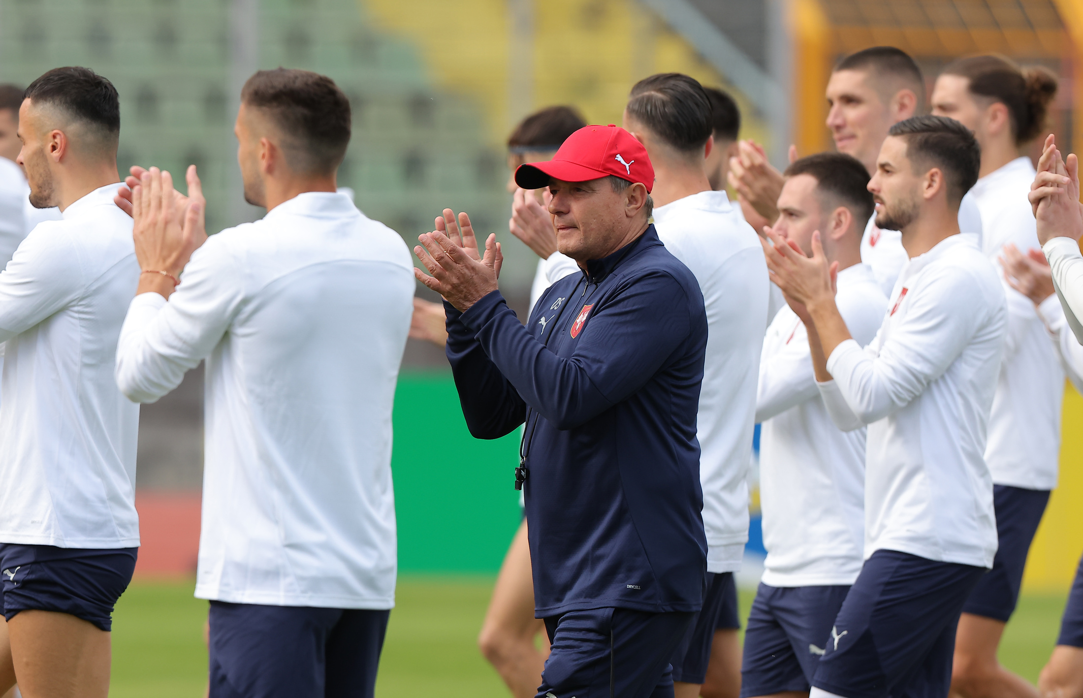 Trening fudbalera Srbije