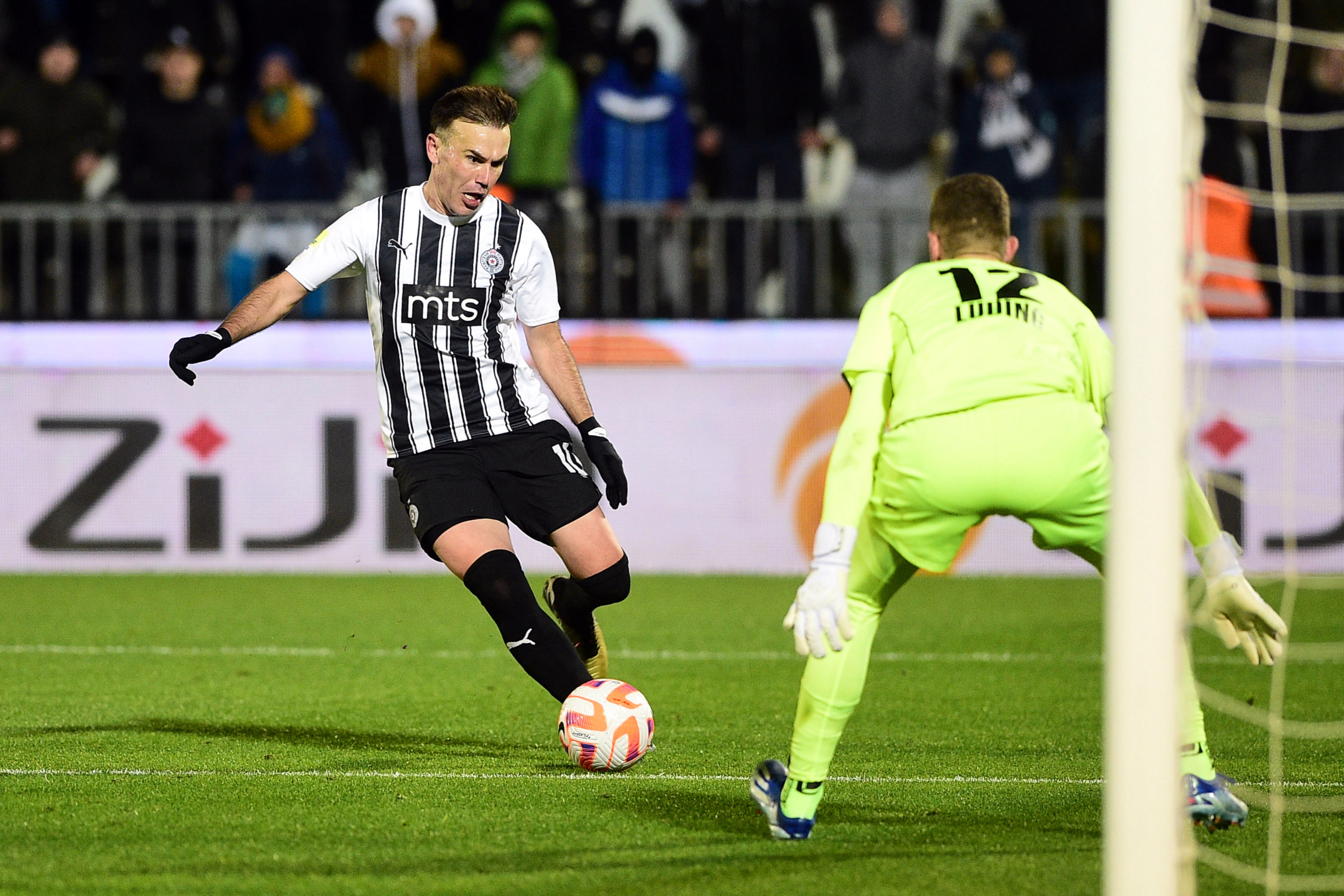 Bibars Natcho at Mozzart Super Liga Srbije 2023/2024 match between fk Partizan and fk TSC Backa Topola, played at Partizan Stadium, 25.11.2023, Belgrade, Serbia. (Photo by Dusan Milenkovic/Starsport.rs ©)
