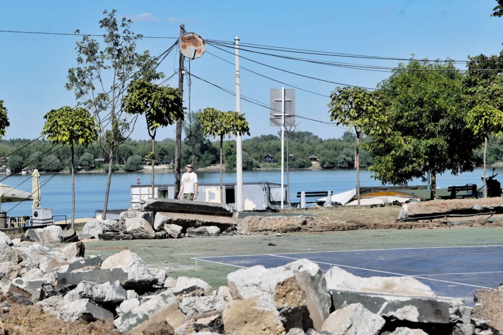 Beograd 20. septembar 2023. 25. maj Sportski centar teniski tereni, rusenje Foto:Filip Krainčanić/Nova.rs