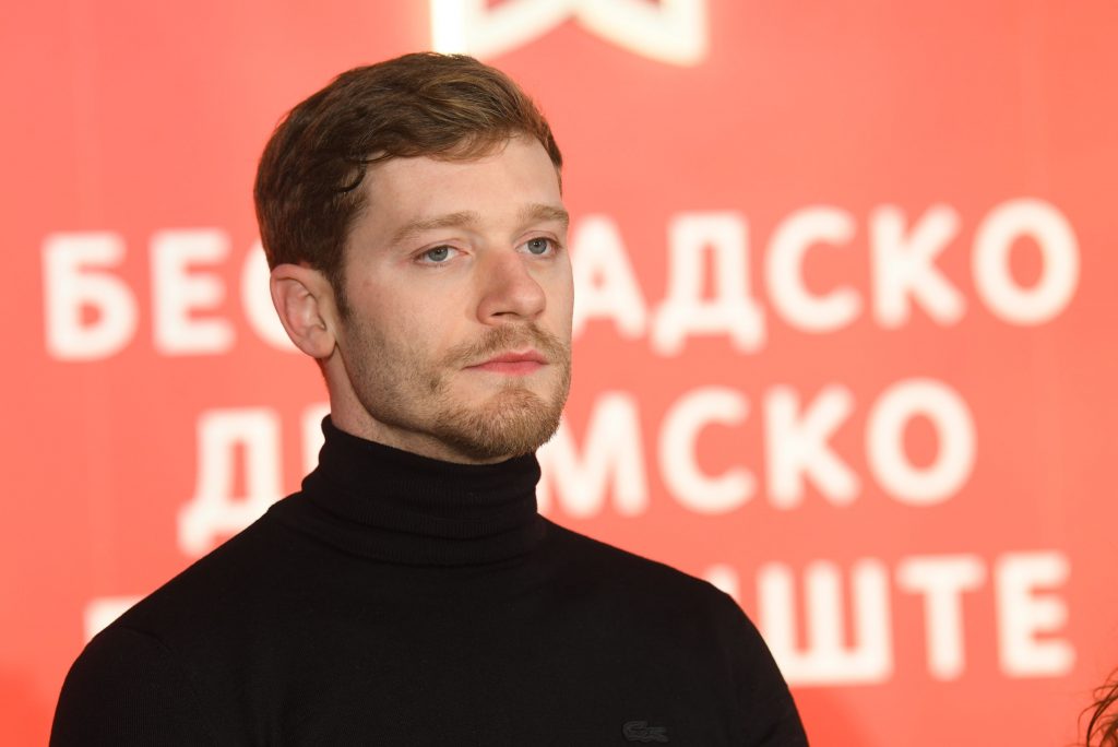 premijera predstave „Zaljubljeni Šekspir“, u režiji Ane Tomović,  Ana Tomović, Luka Grbić, Stanislava Nikolić i Aleksandar Radojičić