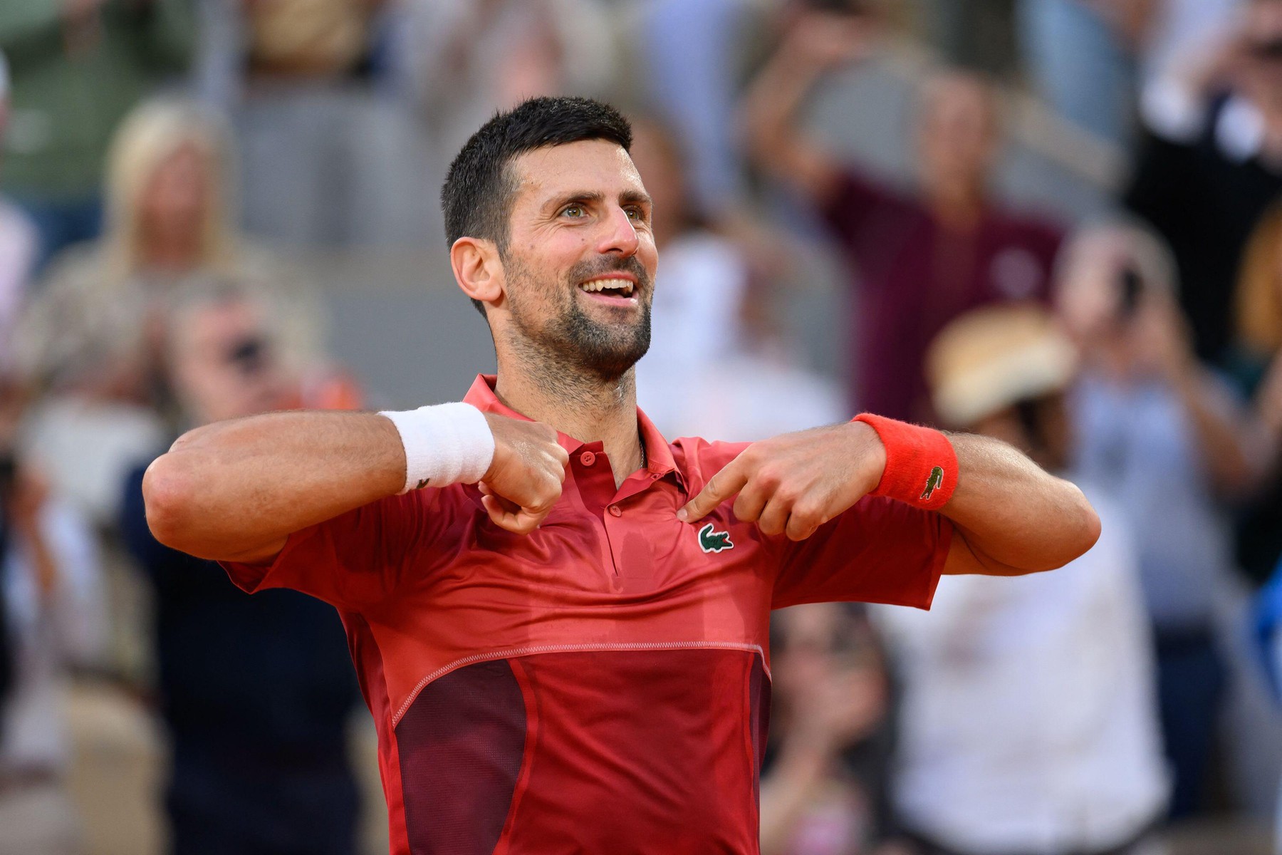 Paris, France. 03rd June, 2024. Novak Djokovic during the 2024 French Open at Roland Garros on June 3, 2024 in Paris, France. Photo by Laurent Zabulon/ABACAPRESS.COM Credit: Abaca Press/Alamy Live News