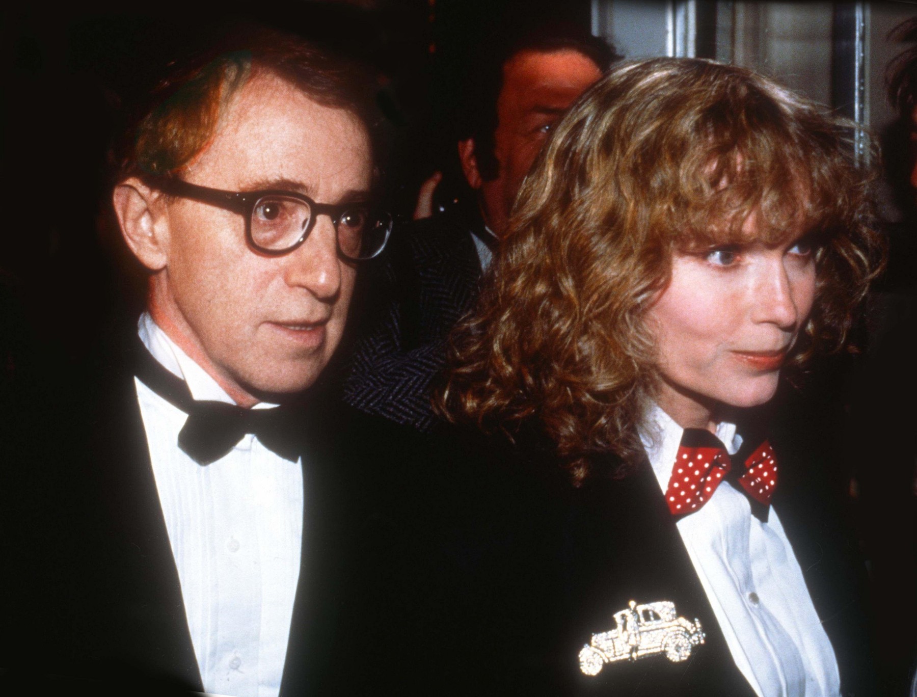 **FILE PHOTO** Woody Allen Retires From Filmmaking.Woody Allen Mia Farrow 1983Photo By John Barrett/PHOTOlink.net / MediaPunch