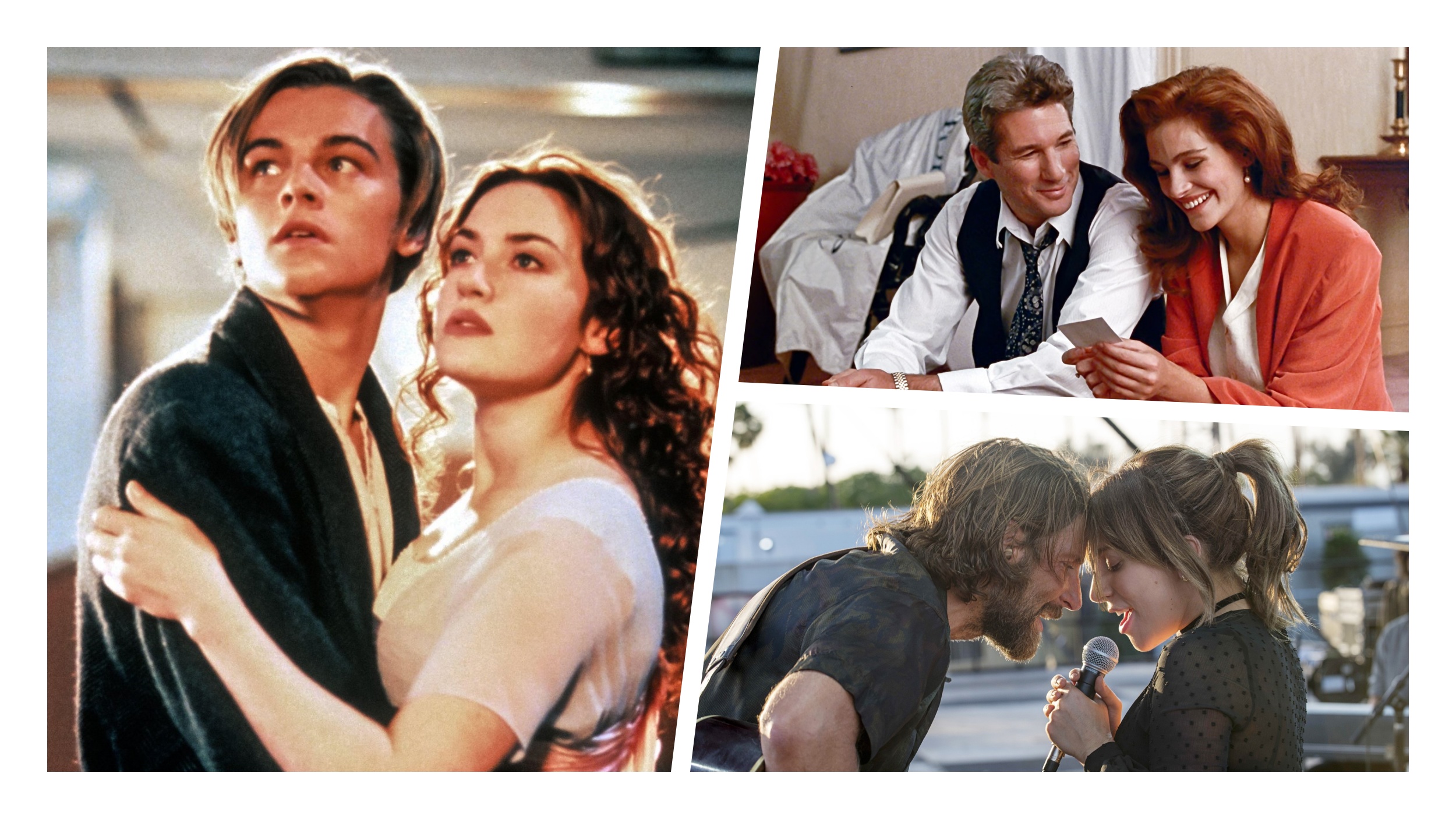 Kejt Vinslet i Leonardo Dikaprio nakon "Titanika"
Džulija Roberts i Ričard Gir nakon "Zgodne žene"
Lejdi Gaga i Bredli Kuper tokom promocije "A Star Is Born"