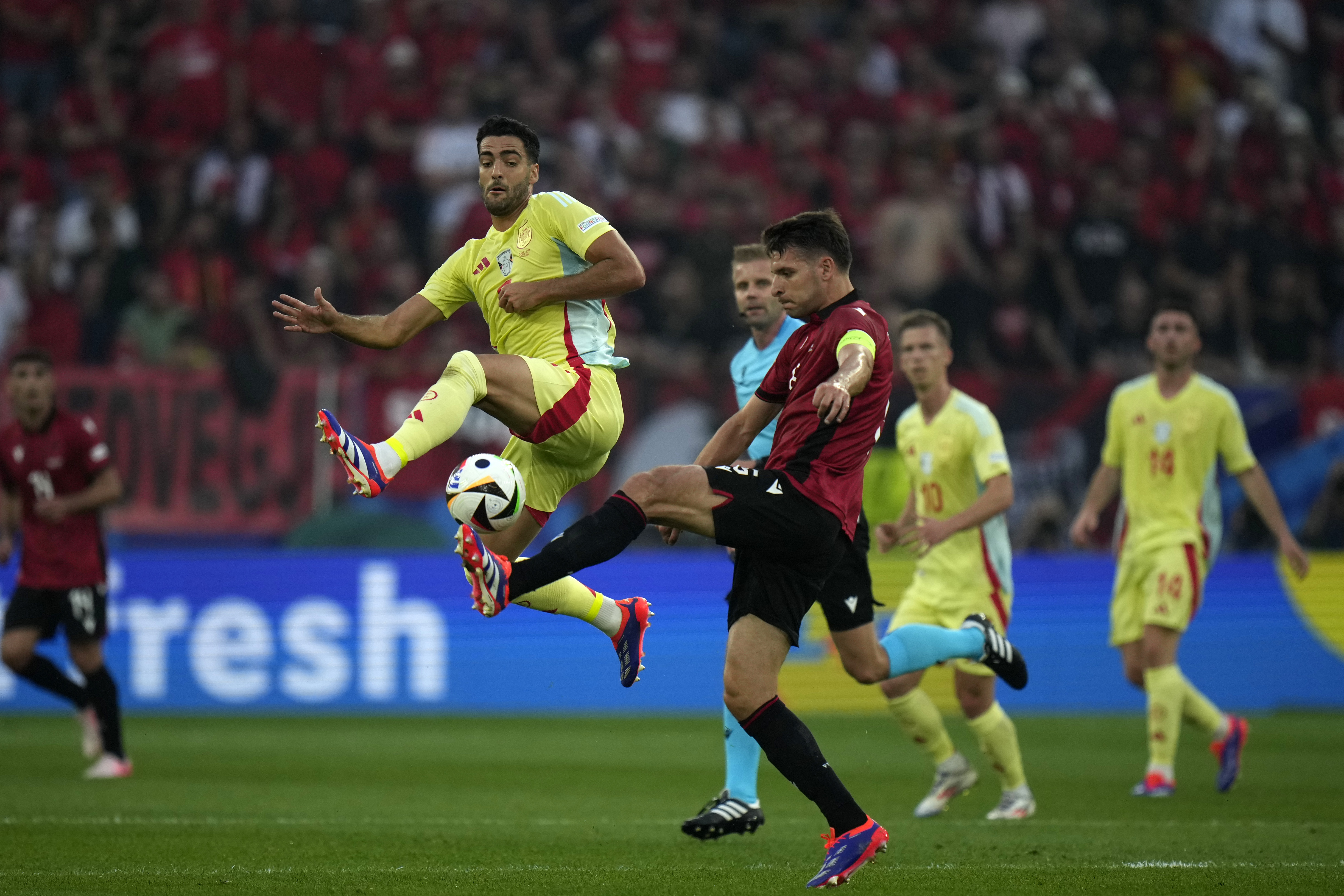 Euro 2024 Soccer Albania Spain