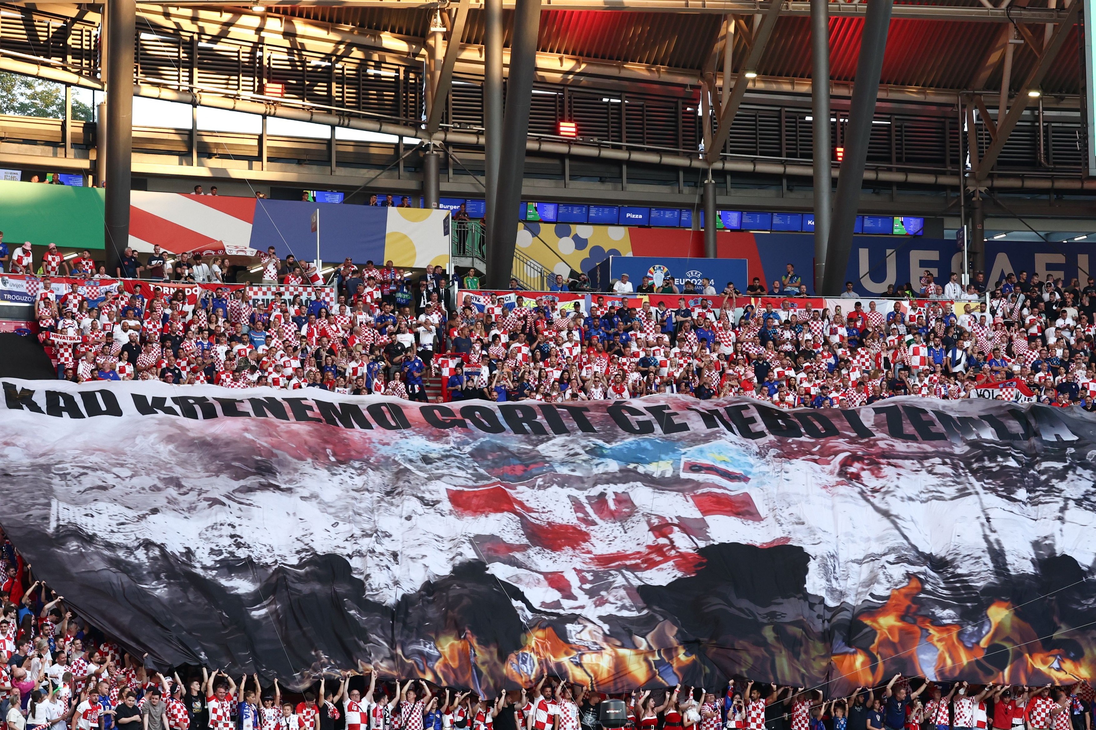 Croatia v Italy, UEFA European Championship 2024, Group B, Football, Leipzig Stadium, Leipzig, Germany, 24 Jun 2024