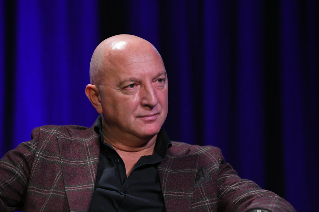 Beograd 05. mart 2024. Endži Mavrić harmonikas glavni muzoicki urednik Grand proukcije Foto:Amir Hamzagić/Nova.rs