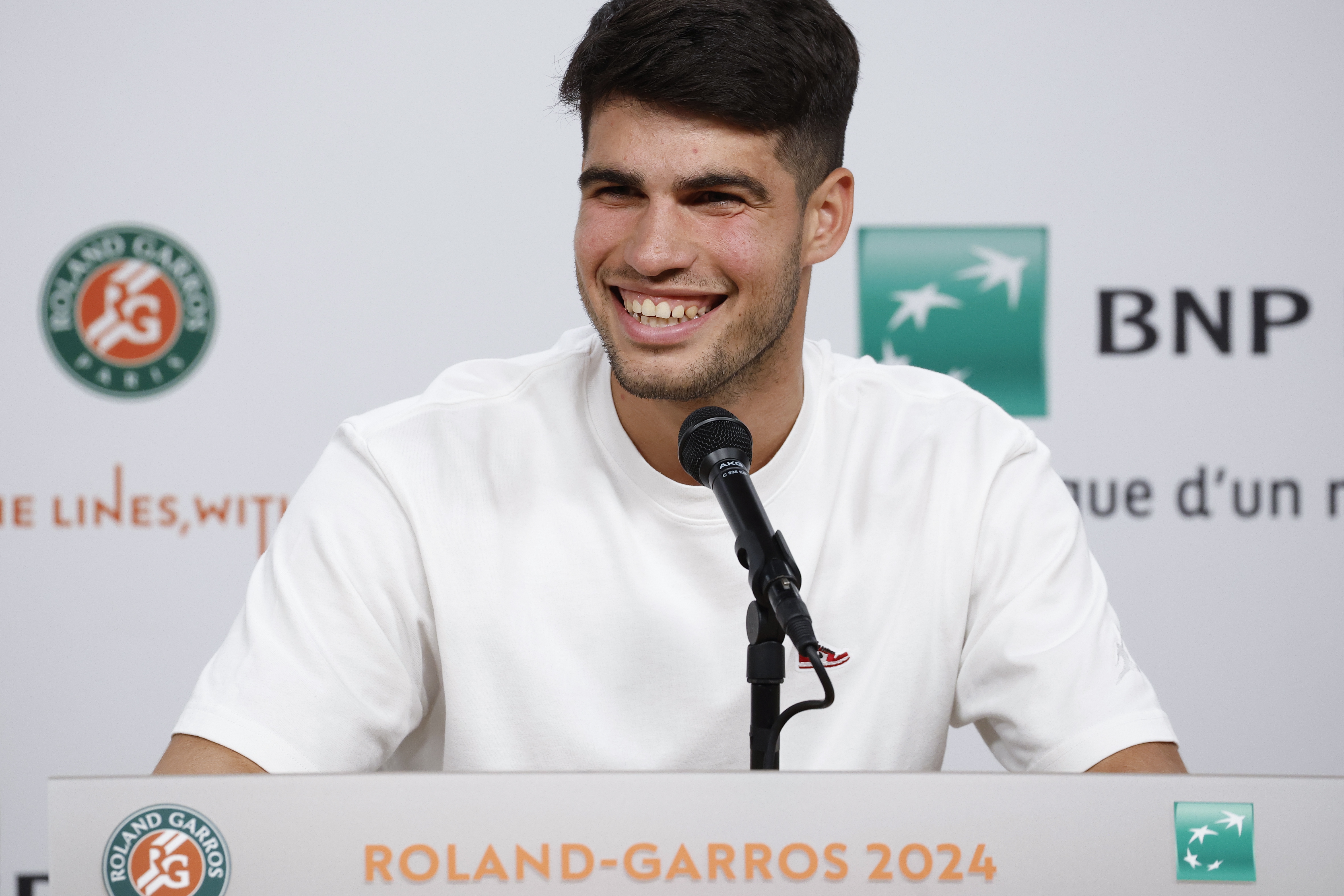 Practice and press conferences at Roland Garros ahead of French Open