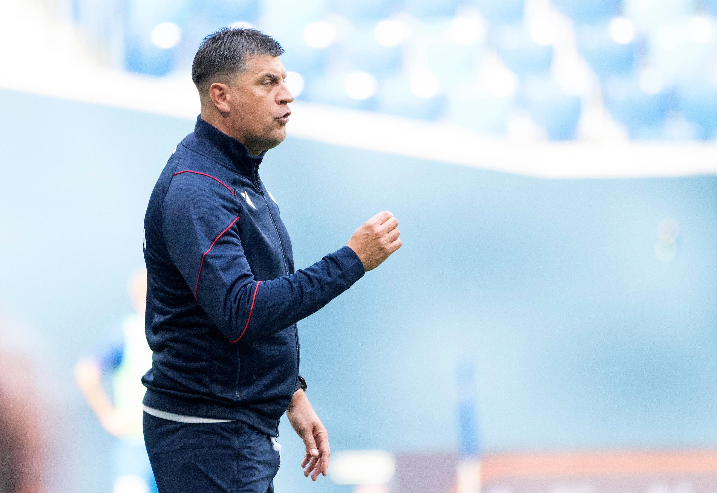 during the friendly international match between FK Crvena zvezda and FC Sochi at FC Zenith Sports center on July  05, 2024 in Sankt Petersburg, Russia. (Photo by Vatroslav Jarni/Starsport.rs ©)