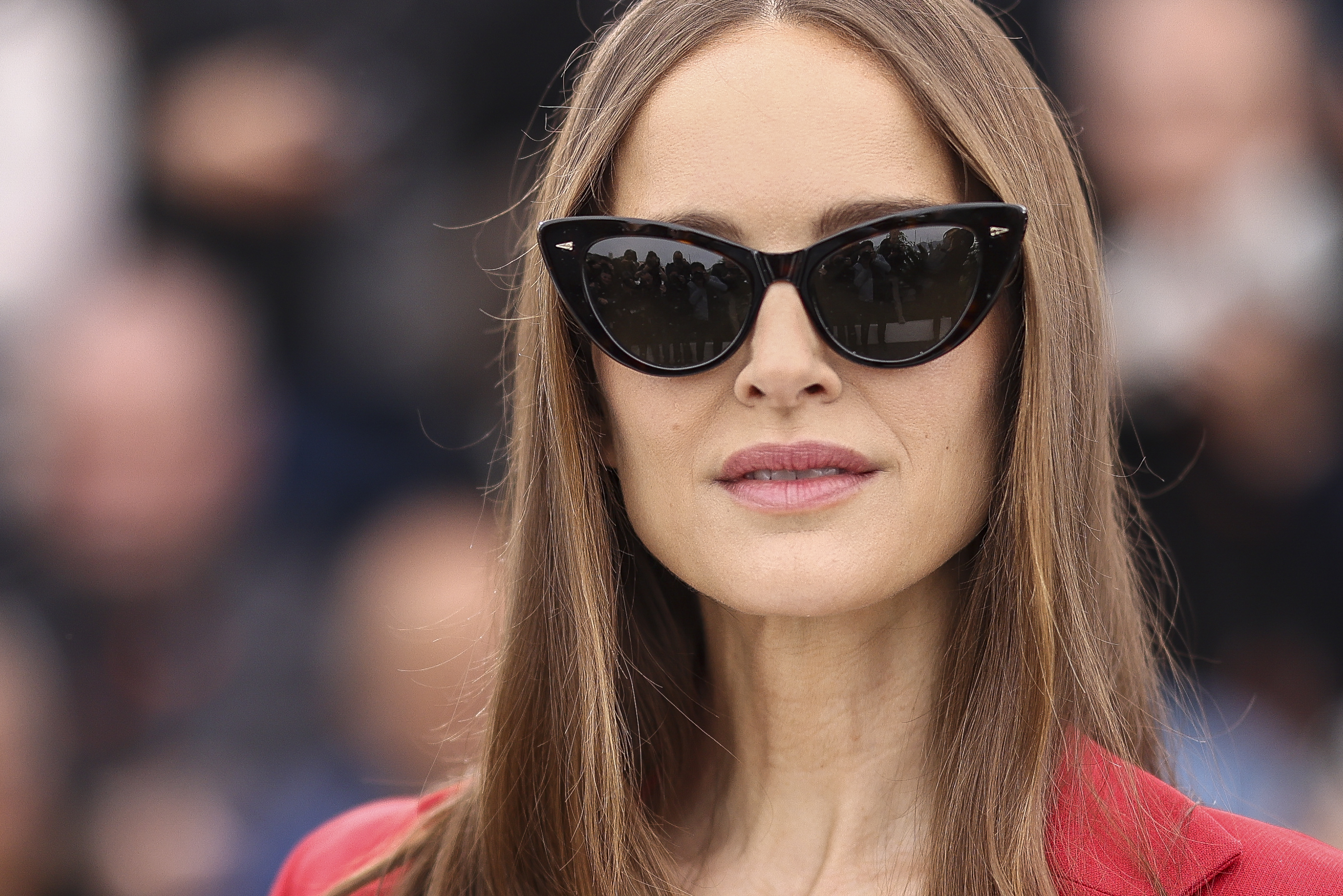 Natalie Portman poses for photographers at the photo call for the film 'May December' at the 76th international film festival, Cannes, southern France, Sunday, May 21, 2023. (Photo by Vianney Le Caer/Invision/AP)
