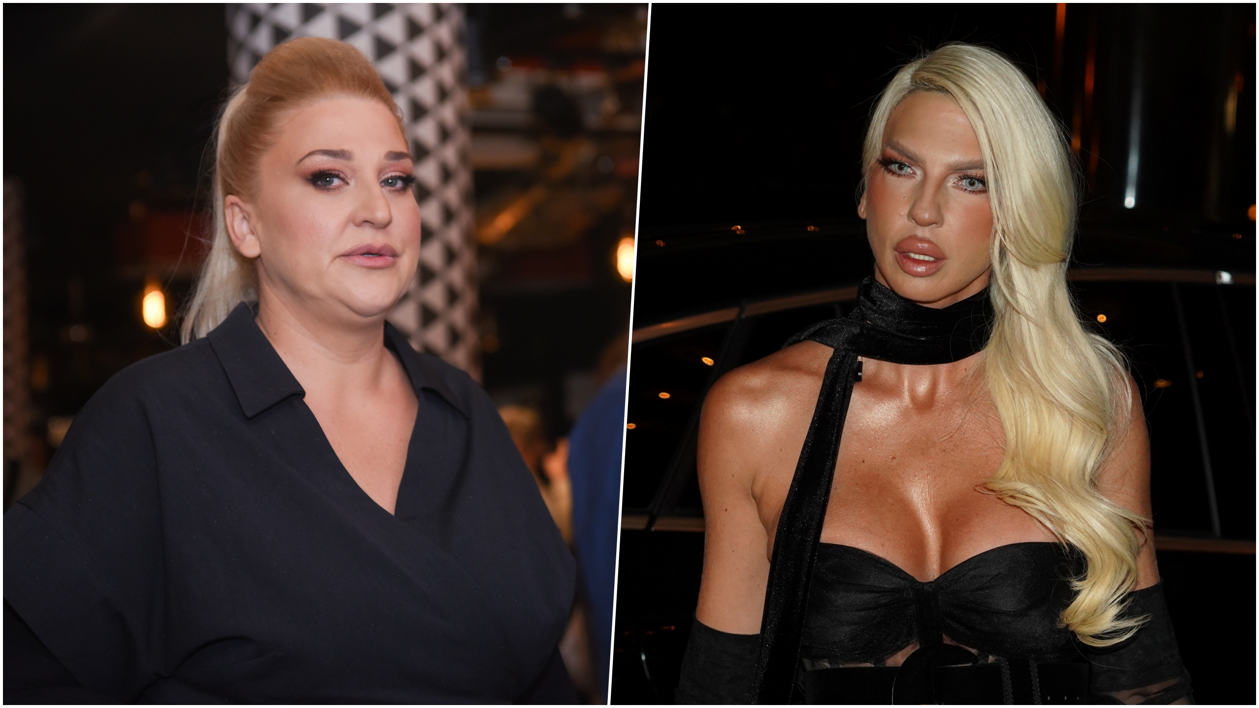 Nataša Aksentijević i Jelena Karleuša, kombo Foto: Zorana Mandic/Antonio Ahel/ATAImages