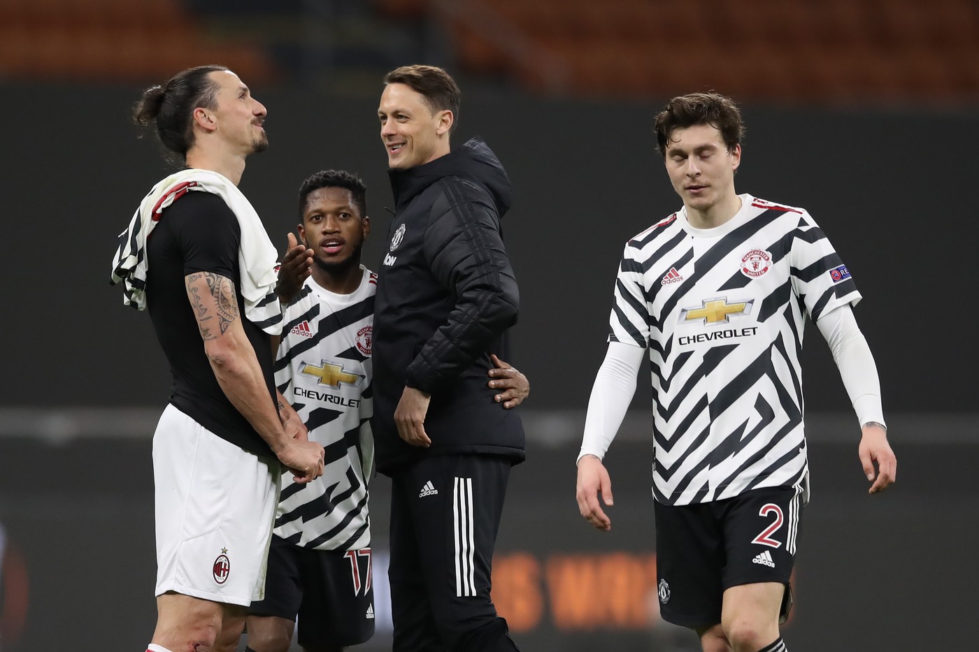 AC Milan v Manchester United - UEFA Europa League - Round of 16 - Second Leg - Giuseppe Meazza