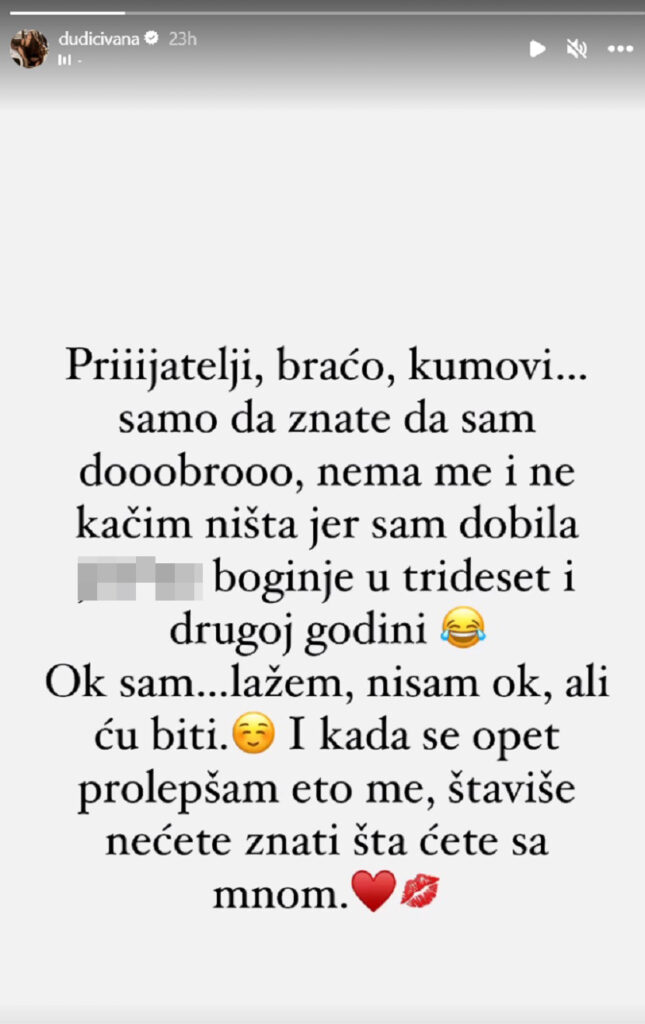 Ivana Dudić Foto: Instagram/dudicivana