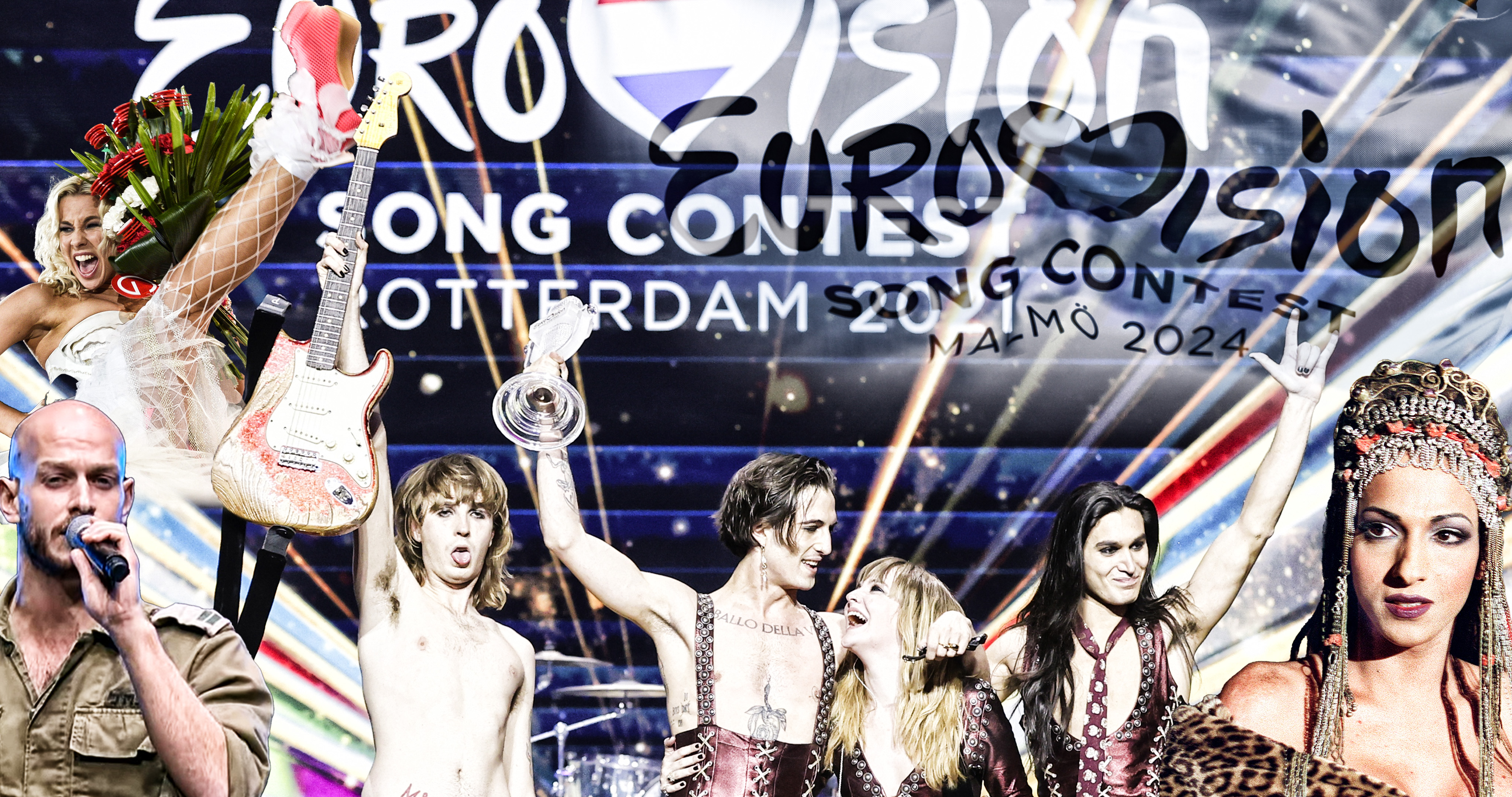 Malmö,,Se,,Oct.,25,2023:,Eurovision,Song,Contest,2024,Waving