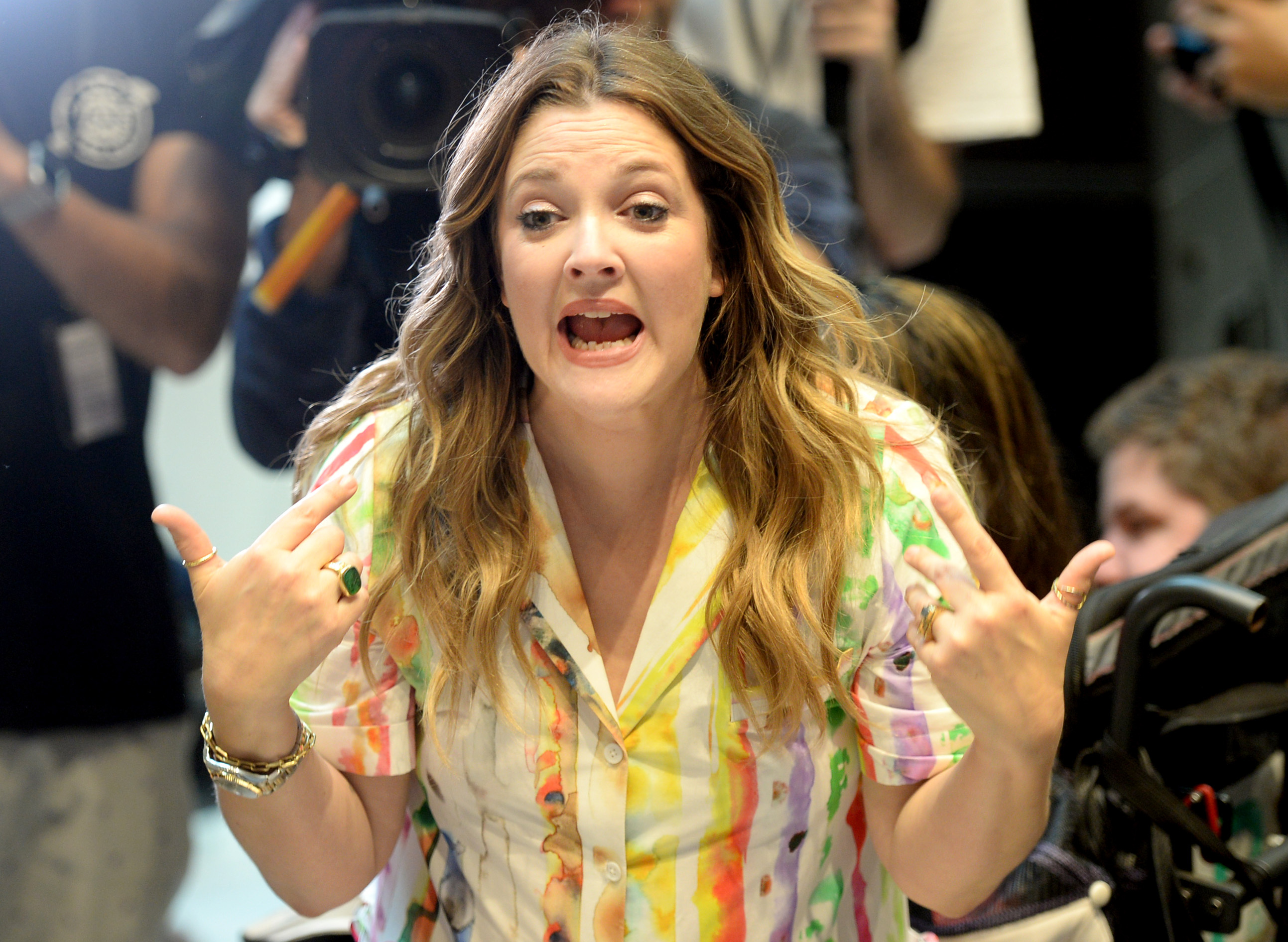 US actress Drew Barrymore in Sydney