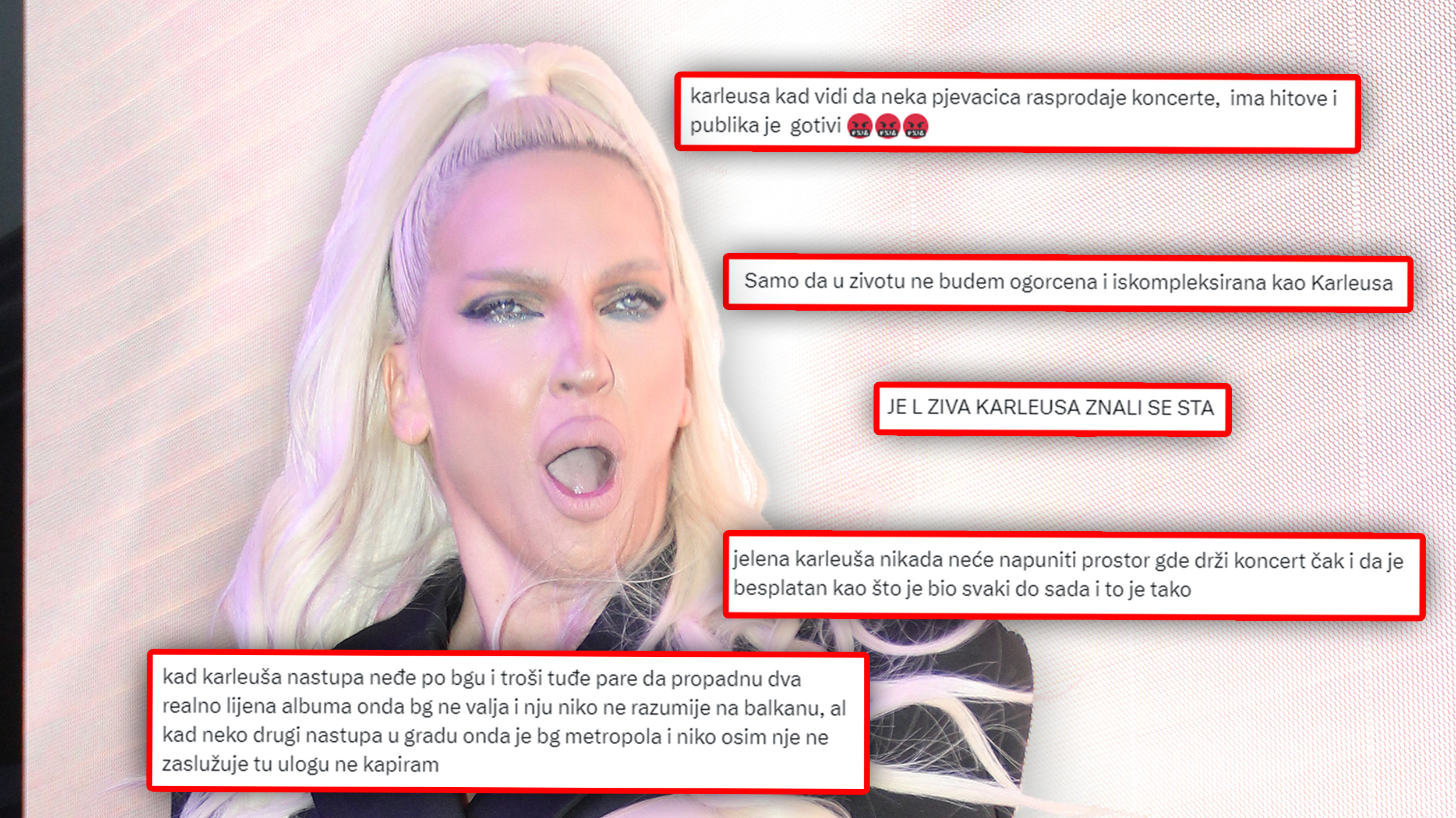 Jelena Karleuša, tvitovi