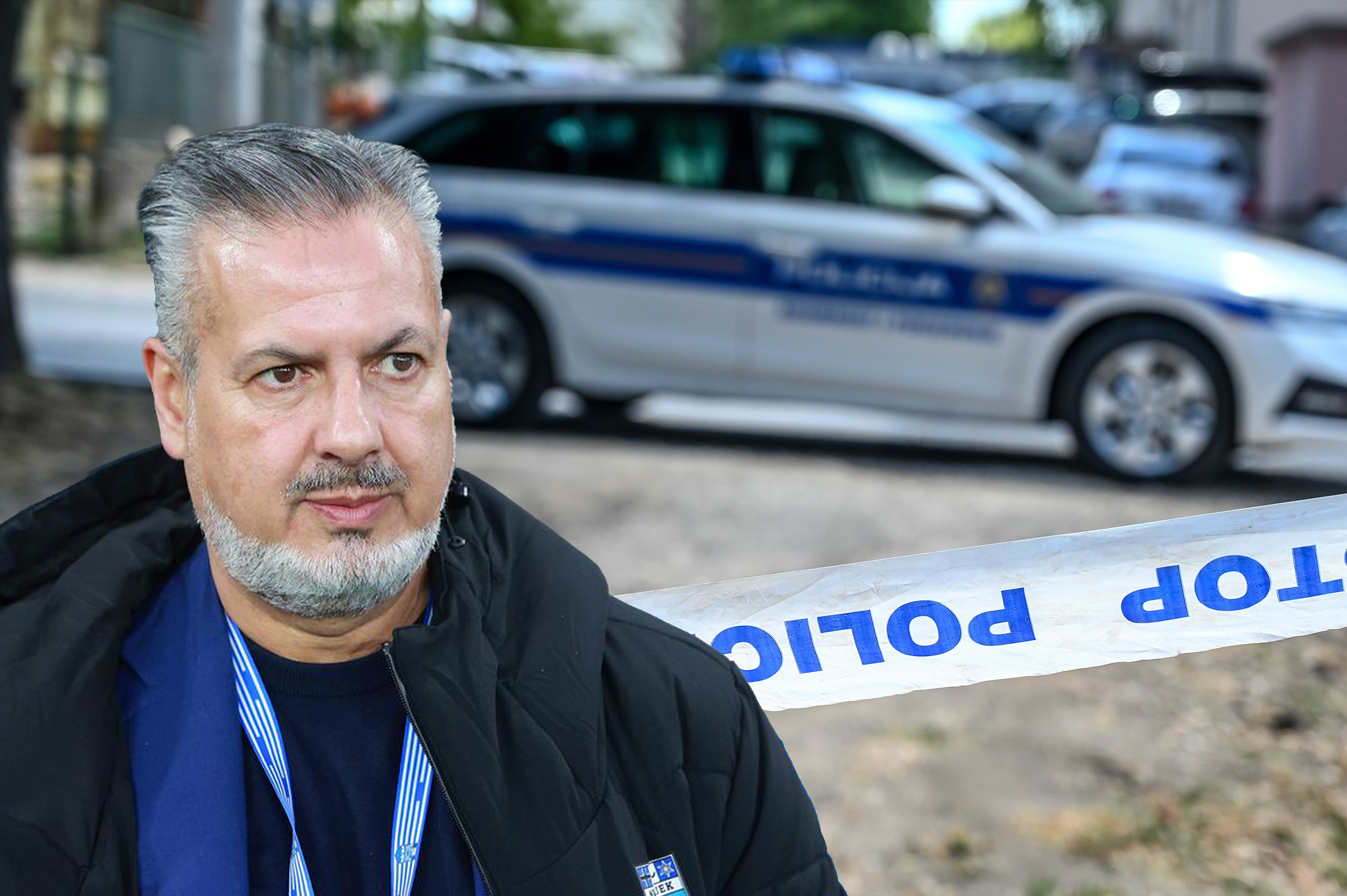 Police,Patrol,Car,And,Police,Tape,Marking,Off,A,Crime