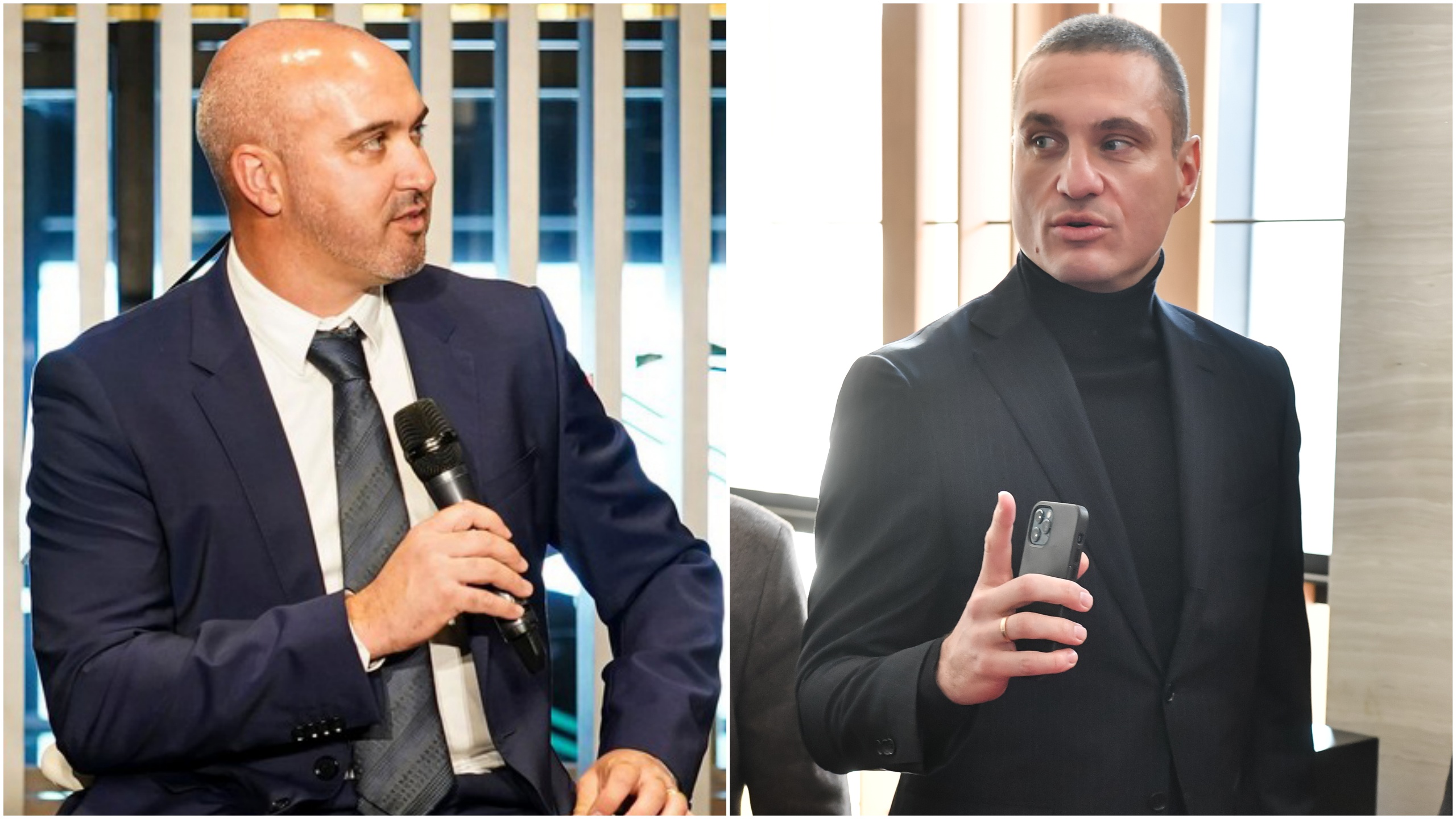 Gary Taylor-Fletcher i Nemanja Vidić Foto: Joe Toth/BPI / Shutterstock Editorial / Profimedia/Srdjan Stevanovic/Starsport.rs ©