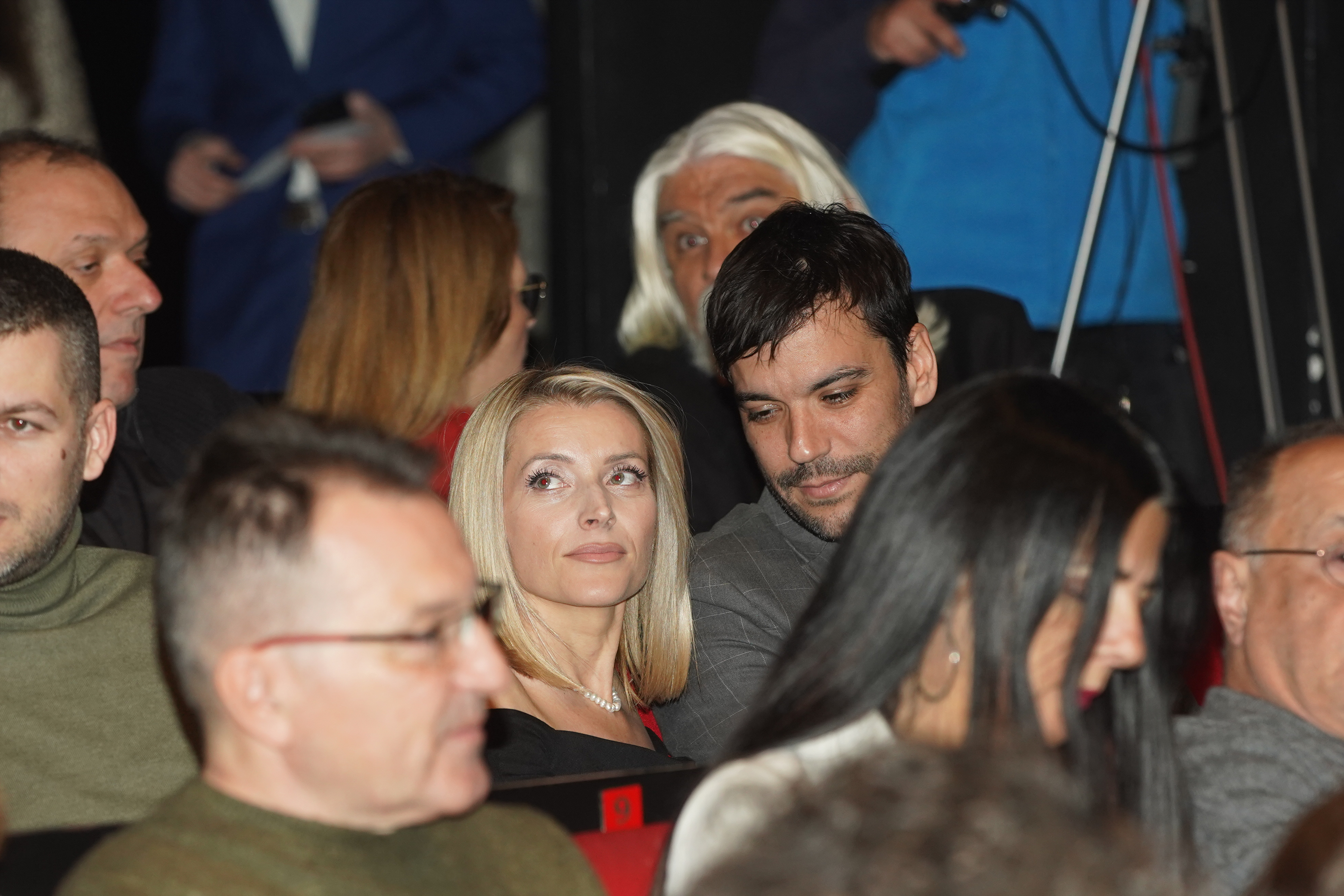 The premiere of the play "I dreamed that I woke up" on the Rasa Plaovic Stage in the National Theatre.Premijera predstave "Sanjao sam da sam se probudio" na Sceni Rasa Plaovic u Narodnom pozoristu.