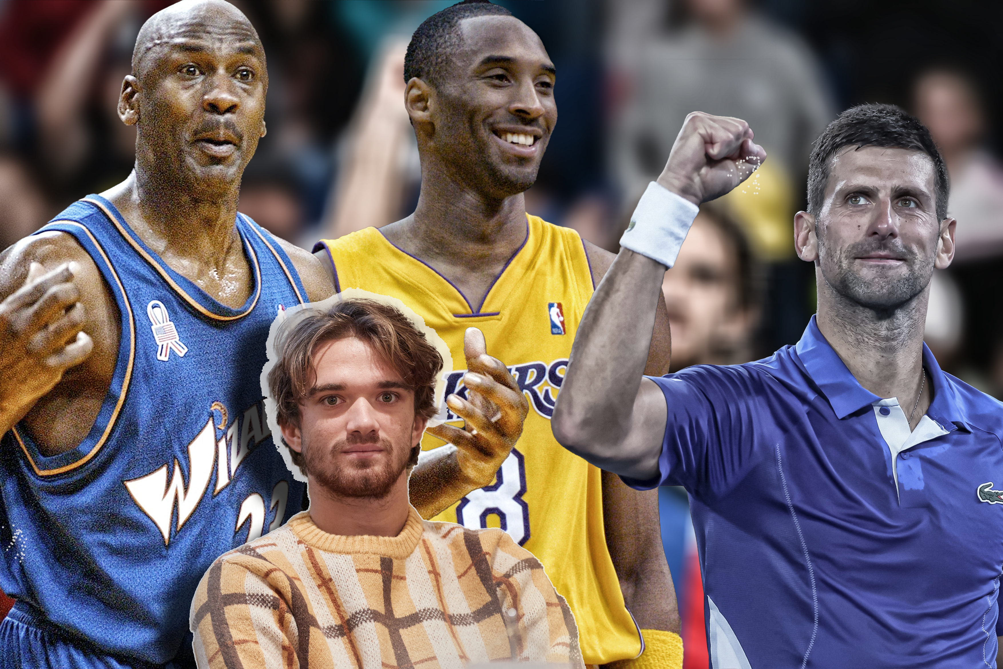 Tomaš Mahač
Majkl Jordan
Kobi Brajant
Novak Djokovic