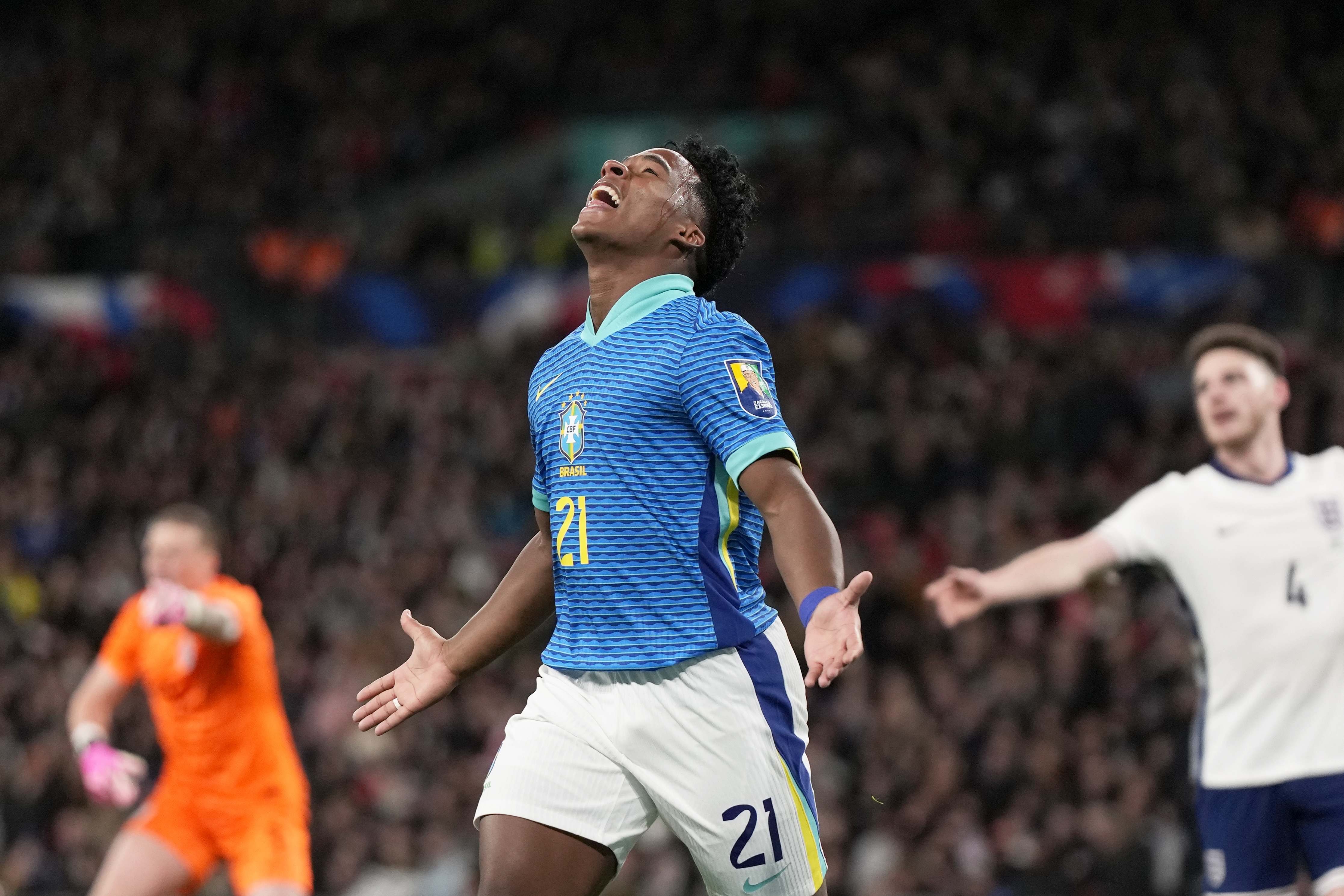 APTOPIX Britain England Brazil Soccer