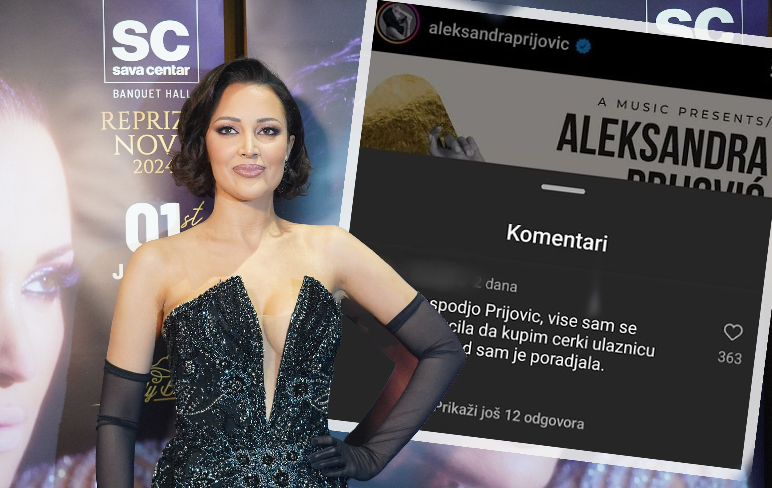 Aleksandar Prijovic performed at the Sava Center for New Year's Eve.Aleksandar Prijovic je za docek Nove godine nastupila u Sava centru.