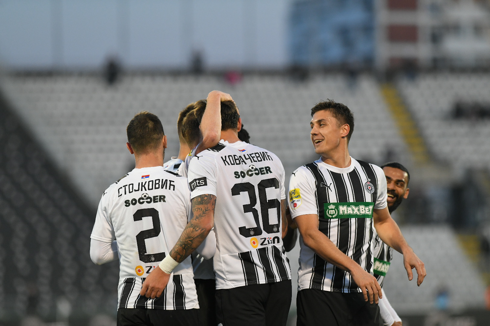Beograd 17. februar 2024. Fudbalska utakmica između Partizana i IMT-a na stadionu FK Partizan (JNA)  Foto:Amir Hamzagić/Nova.rs