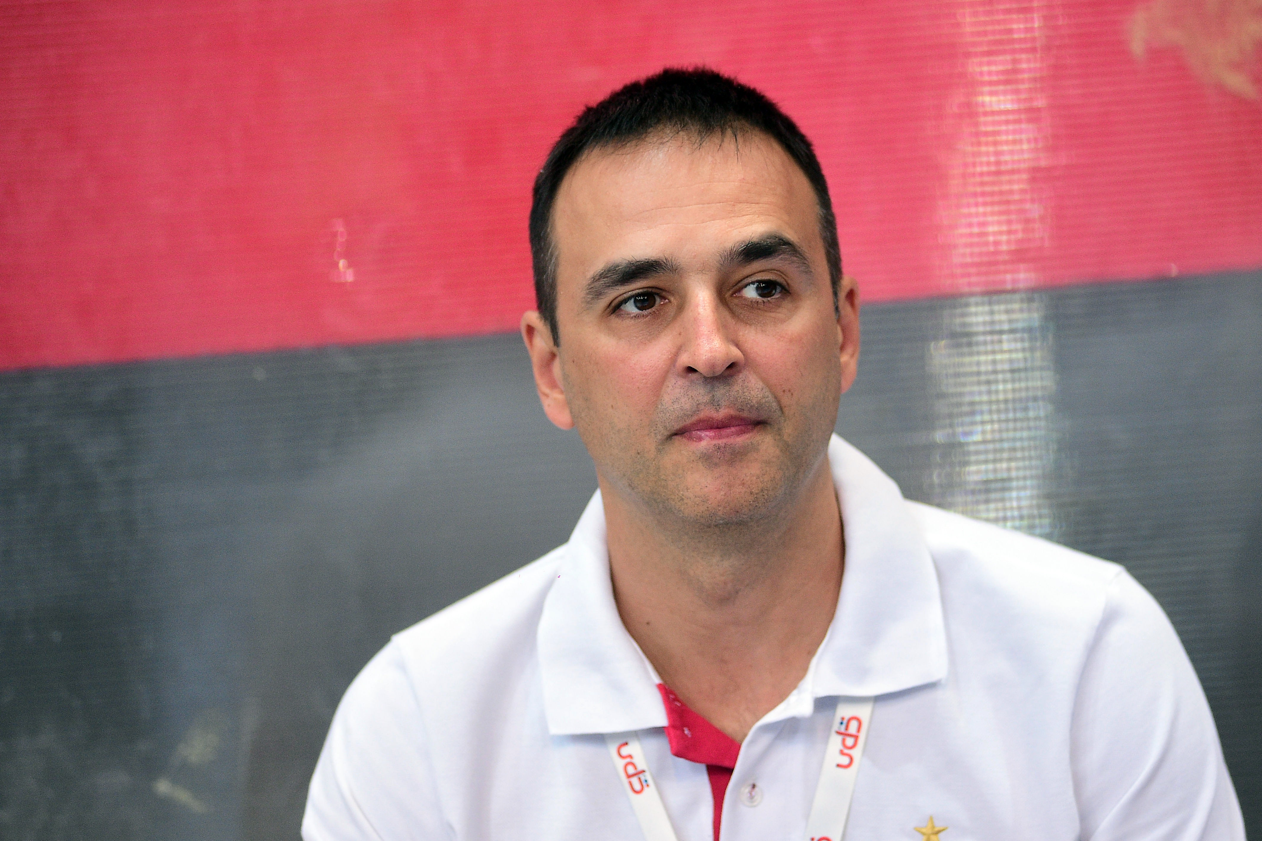 Boris Rojevic, head coach of Vojvodina at Super Rukometna Liga 2023/2024 round 6 match between Vojvodina and Metaloplastika Elixir, played at Slana Bara sports hall, 11.10.2023, Novi Sad, Serbia. (Photo by Dusan Milenkovic/Starsport.rs ©)