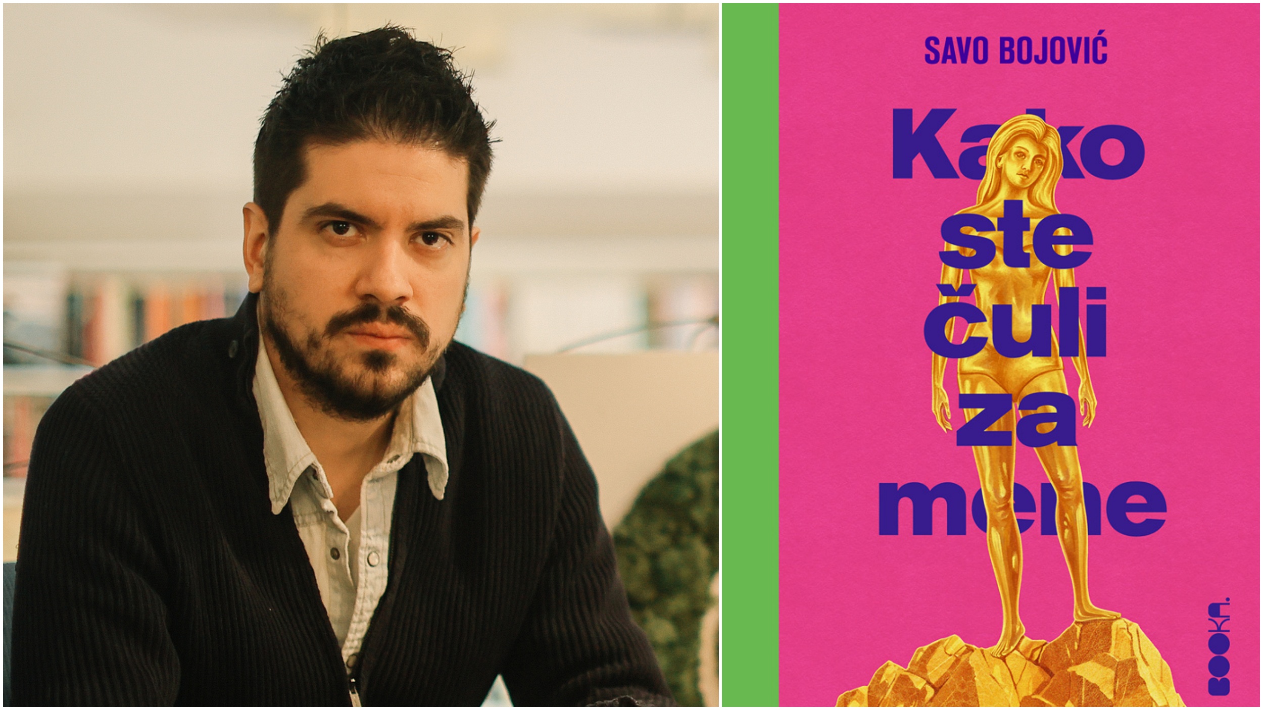 Savo Bojović, Kako ste čuli za mene, knjiga, korice, kombo Foto: Booka/Promo