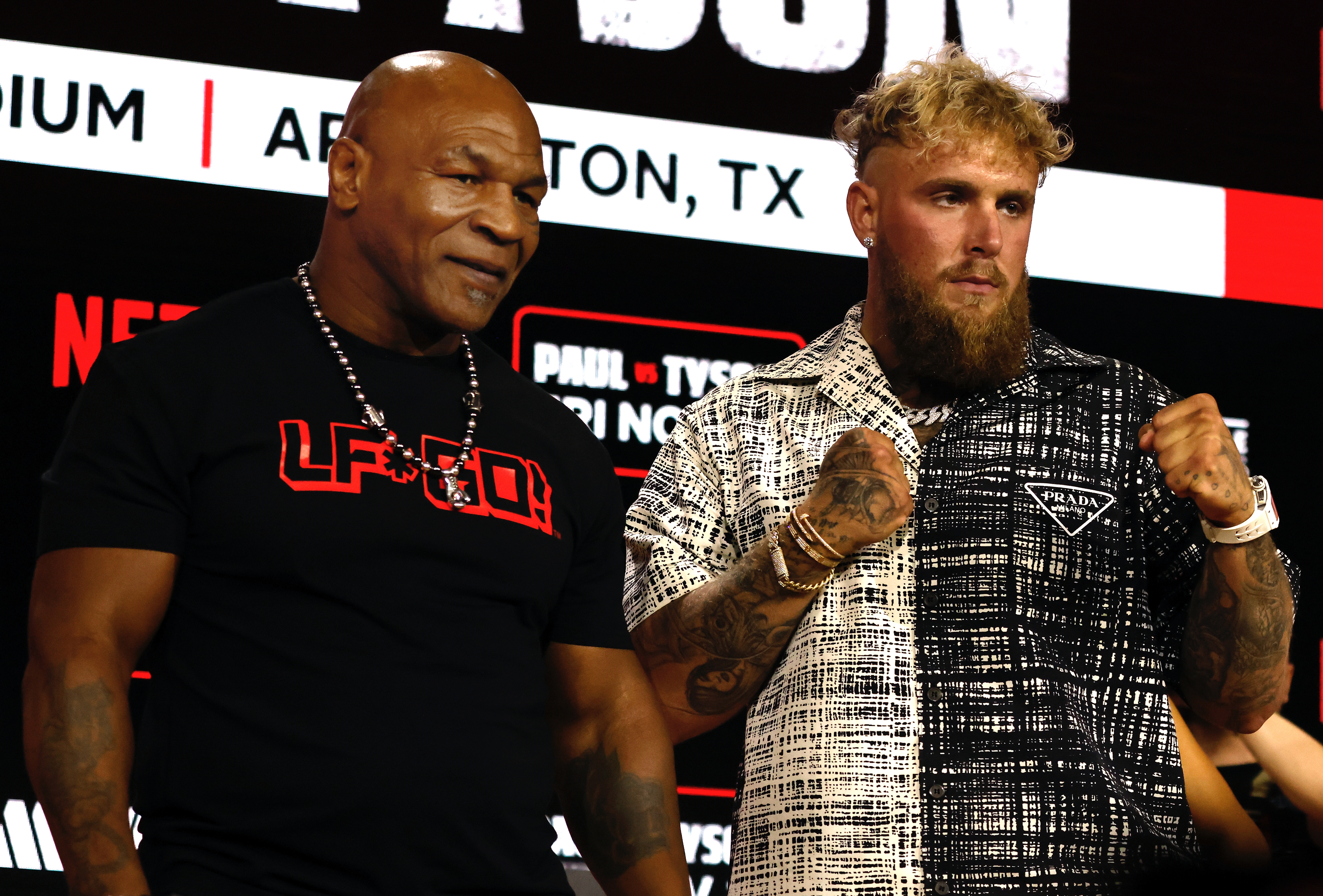 Pre-Fight Press Conference between Mike Tyson and Jake Paul