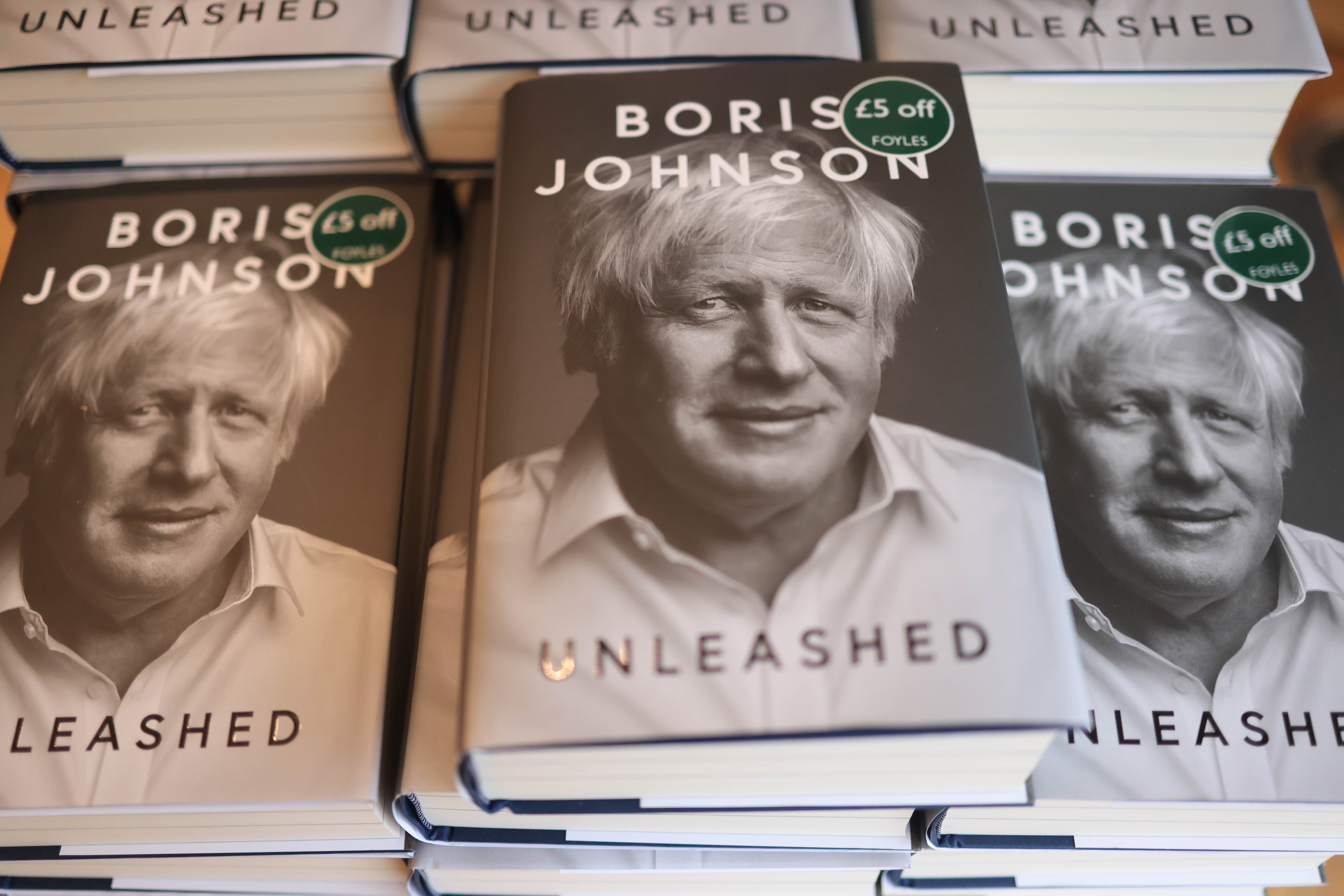 Former UK Prime Minister Boris Johnson launches memoir