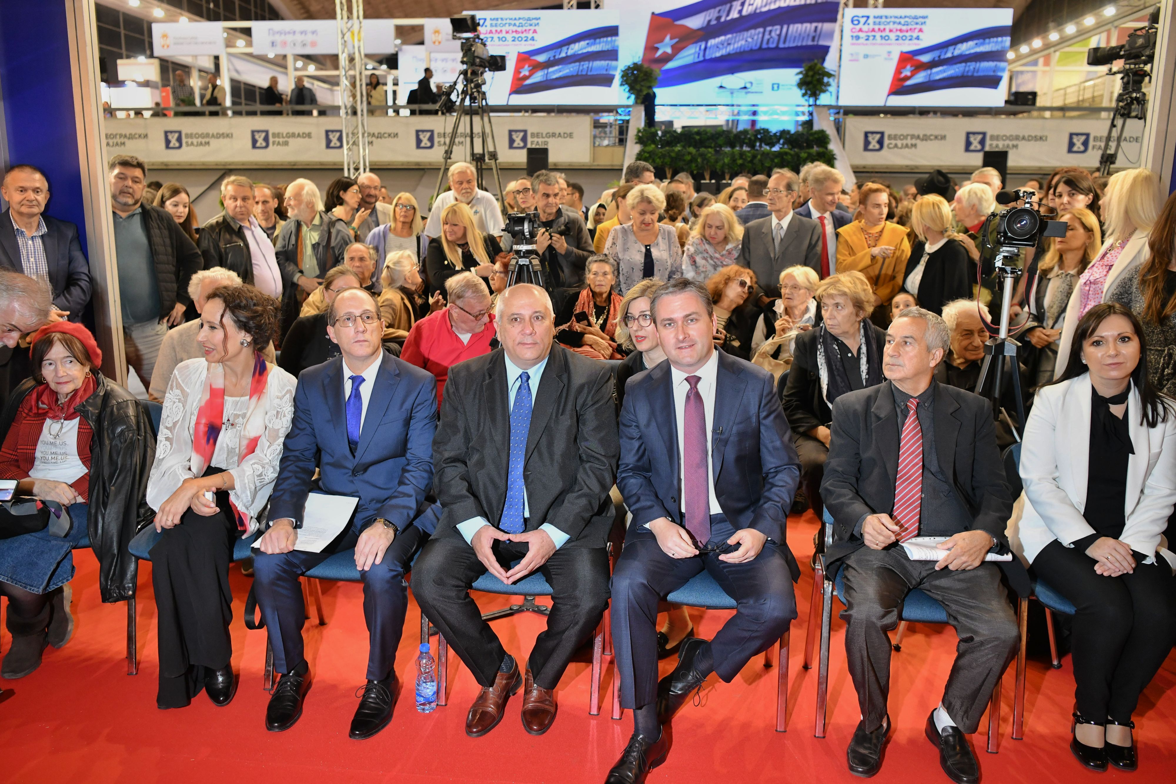 Beograd 19. oktobar 2024. Otvaranje Međunarodnog beogradskog sajma knjigapod sloganom "Reč je slobodna" Foto:Goran Srdanov/Nova.rs