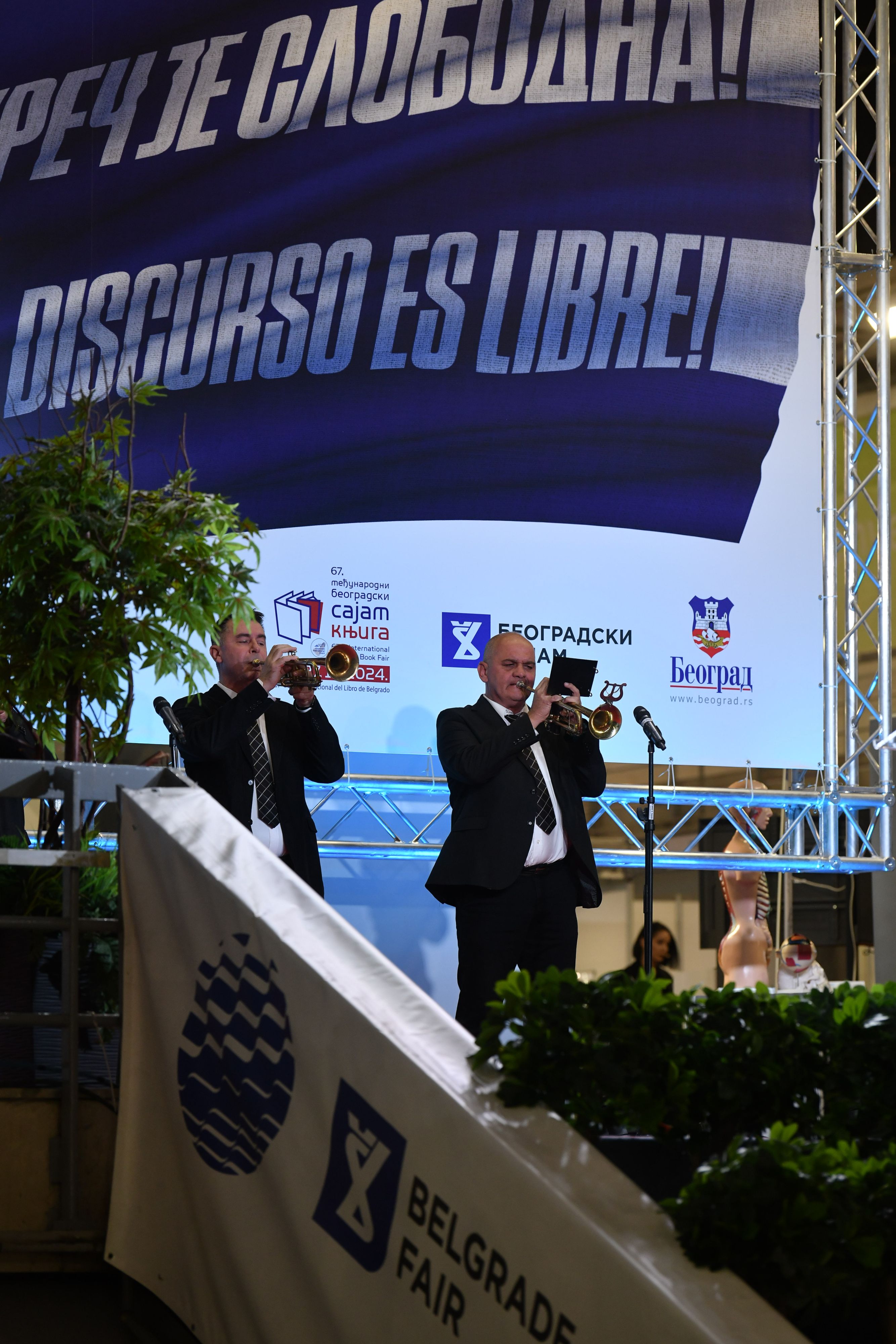 Beograd 19. oktobar 2024. Otvaranje Međunarodnog beogradskog sajma knjigapod sloganom "Reč je slobodna" Foto:Goran Srdanov/Nova.rs