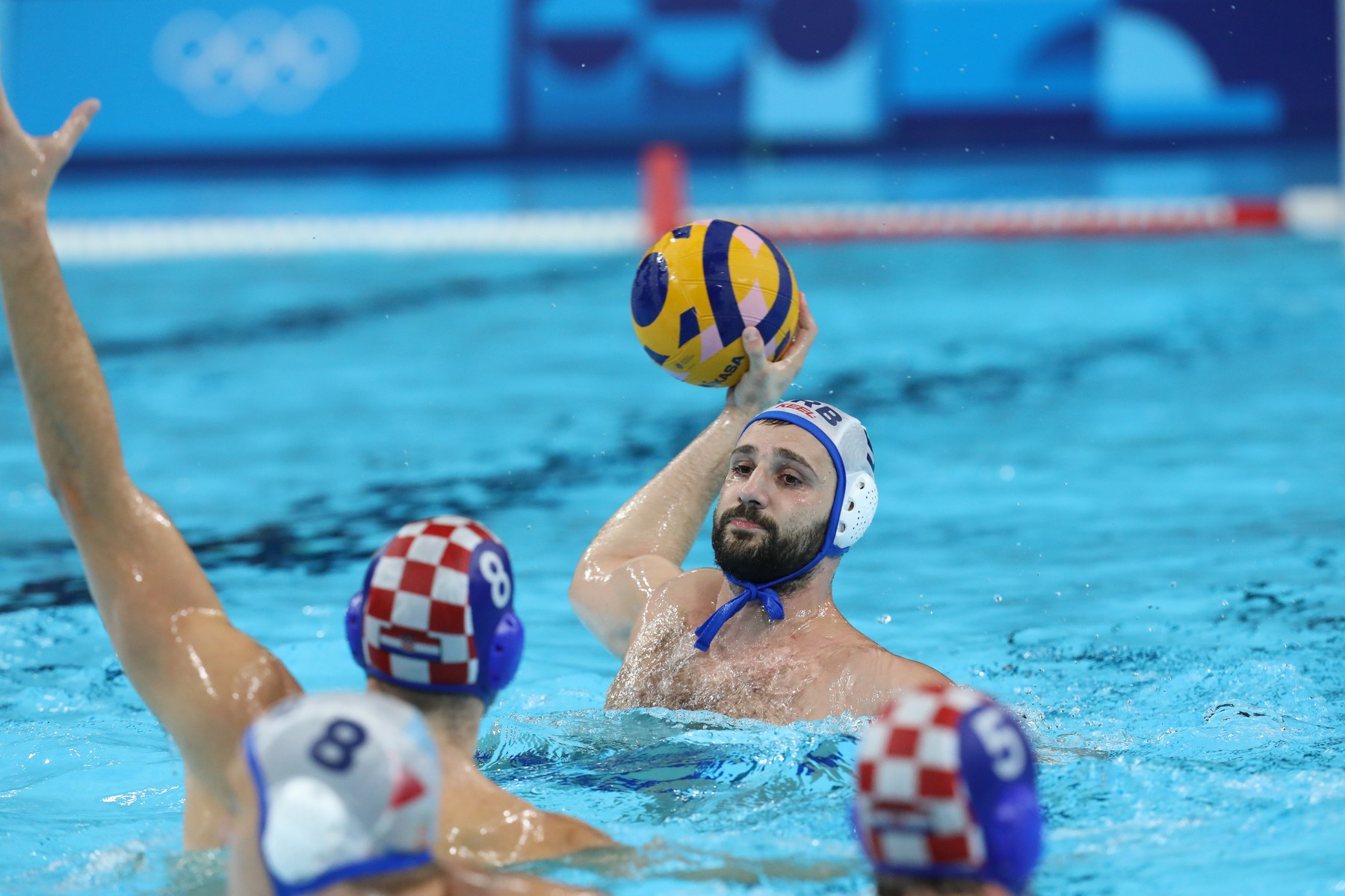 Paris 2024: Water Polo, Ile-De-France, France - 11 Aug 2024
