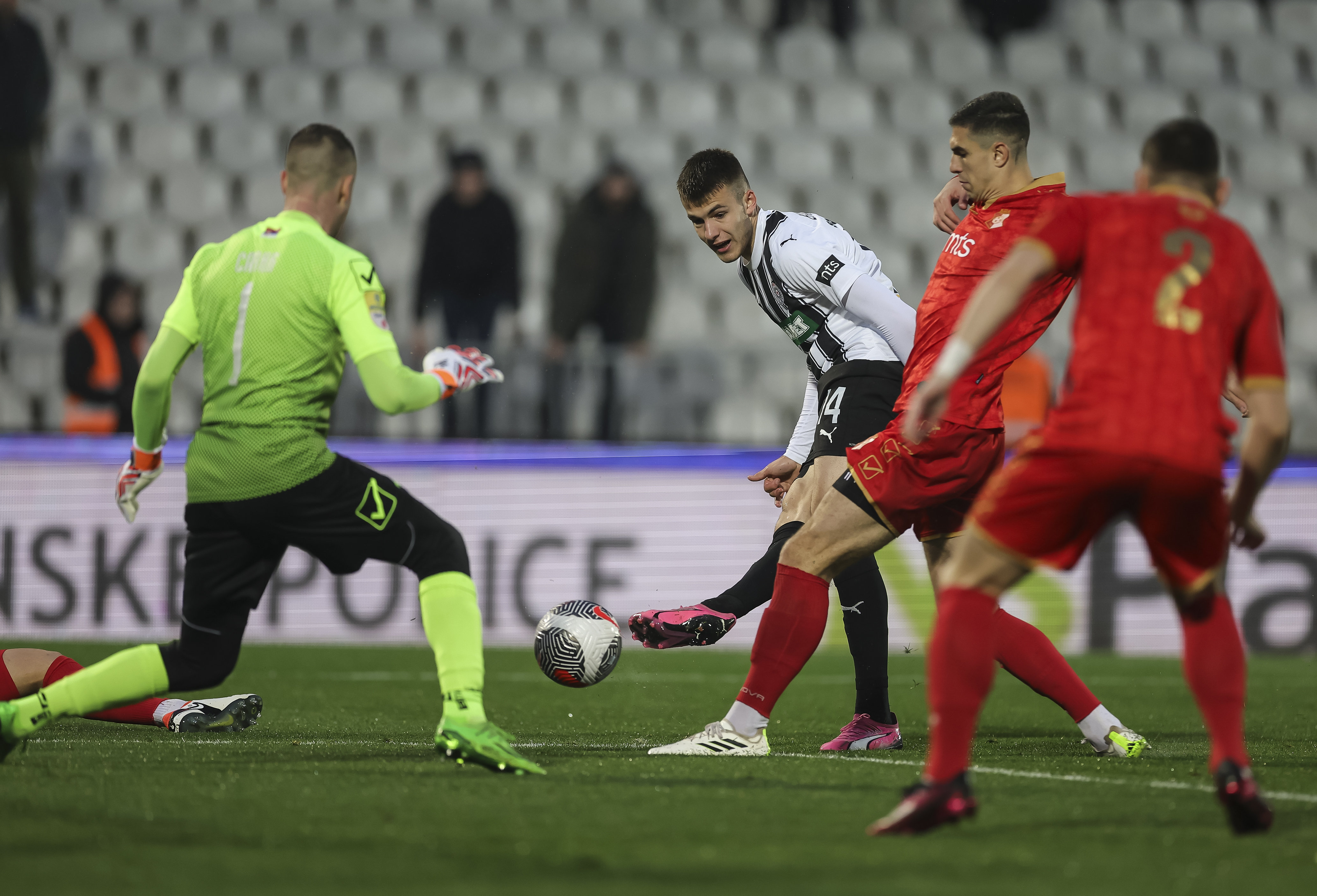 Partizan v Zeleznicar - Mozzart Super League Season 2023/2024
