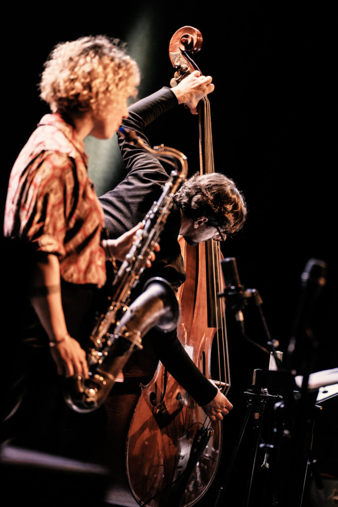 Saksofonistkinja Ana Combanis i trubač Fabricio Boso
Pančevački Jazz Festival