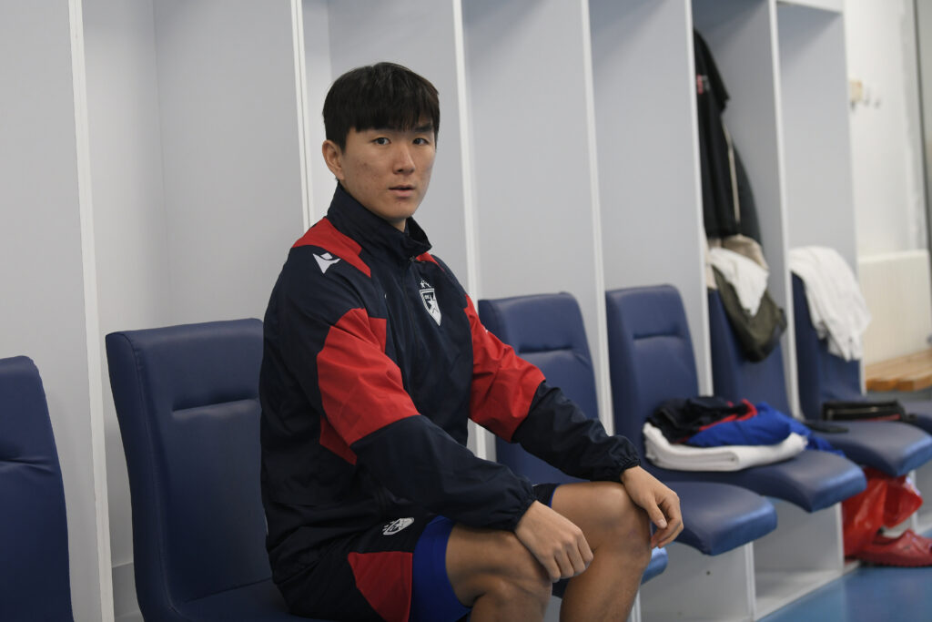 Beograd 19. decembar 2023. Inbeom Hwang fudbaler Crvene zvezde intervju Foto:Goran Srdanov/Nova.rs
