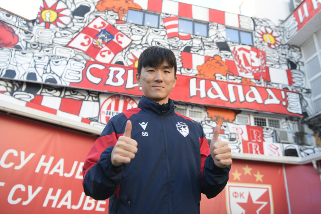 Beograd 19. decembar 2023. Inbeom Hwang fudbaler Crvene zvezde intervju Foto:Goran Srdanov/Nova.rs